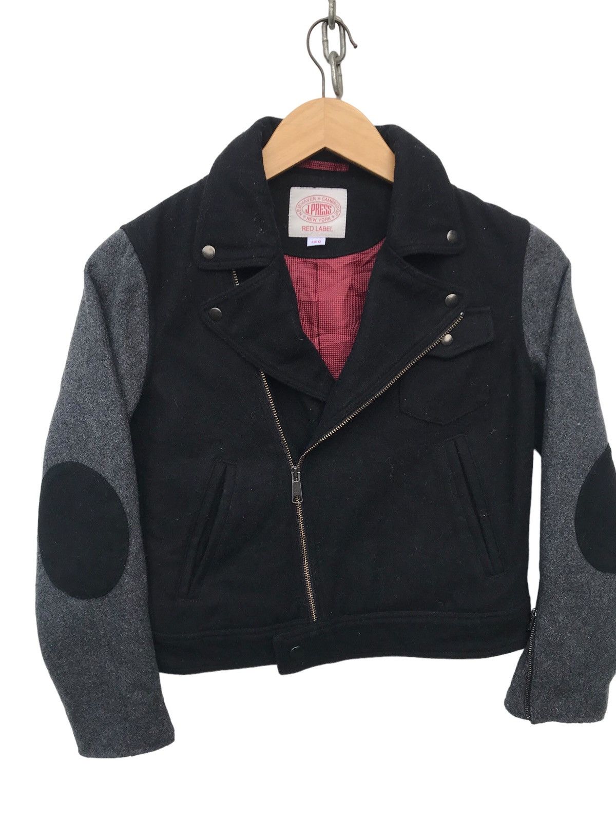 J. Press J Press Red Label Women Double Collar Bikers Jacket Size S / US 4 / IT 40 - 3 Thumbnail