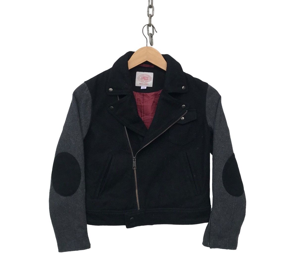 J. Press J Press Red Label Women Double Collar Bikers Jacket Size S / US 4 / IT 40 - 1 Thumbnail