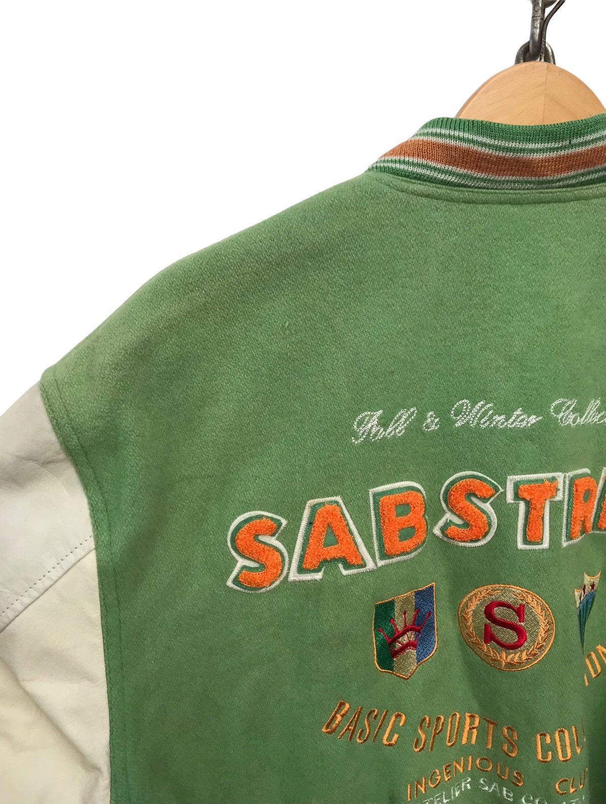 Japanese Brand Vintage Atelier Sab Varsity Jacket Streetwear Fashion Jacket Size US M / EU 48-50 / 2 - 17 Thumbnail