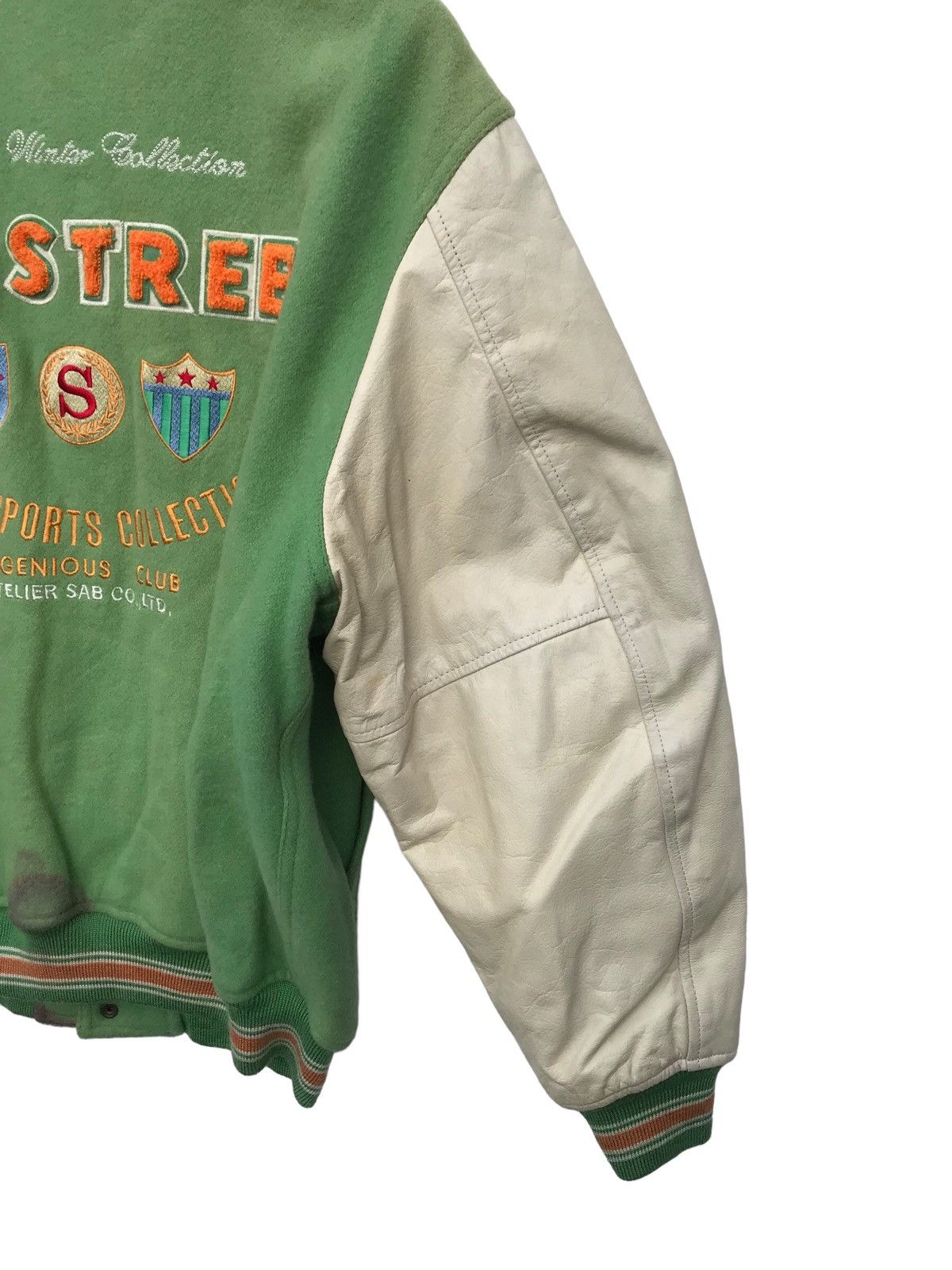 Japanese Brand Vintage Atelier Sab Varsity Jacket Streetwear Fashion Jacket Size US M / EU 48-50 / 2 - 15 Thumbnail