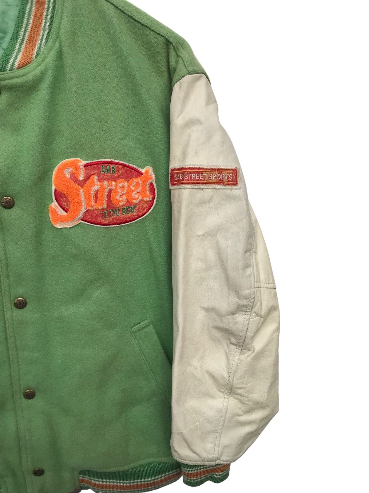 Japanese Brand Vintage Atelier Sab Varsity Jacket Streetwear Fashion Jacket Size US M / EU 48-50 / 2 - 7 Thumbnail