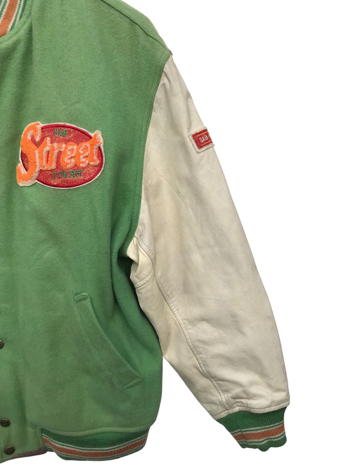 Japanese Brand Vintage Atelier Sab Varsity Jacket Streetwear Fashion Jacket Size US M / EU 48-50 / 2 - 8 Thumbnail