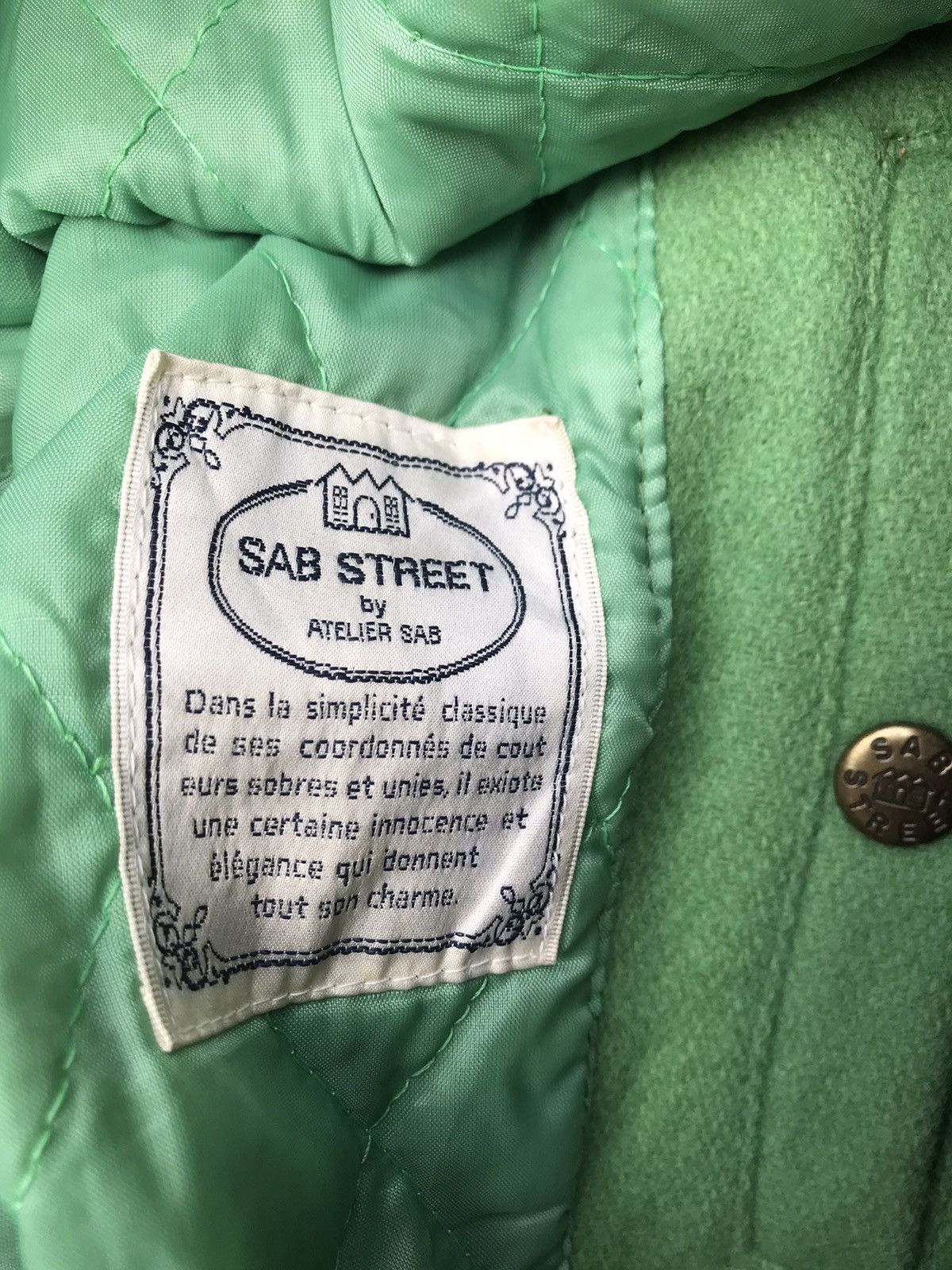 Japanese Brand Vintage Atelier Sab Varsity Jacket Streetwear Fashion Jacket Size US M / EU 48-50 / 2 - 18 Thumbnail