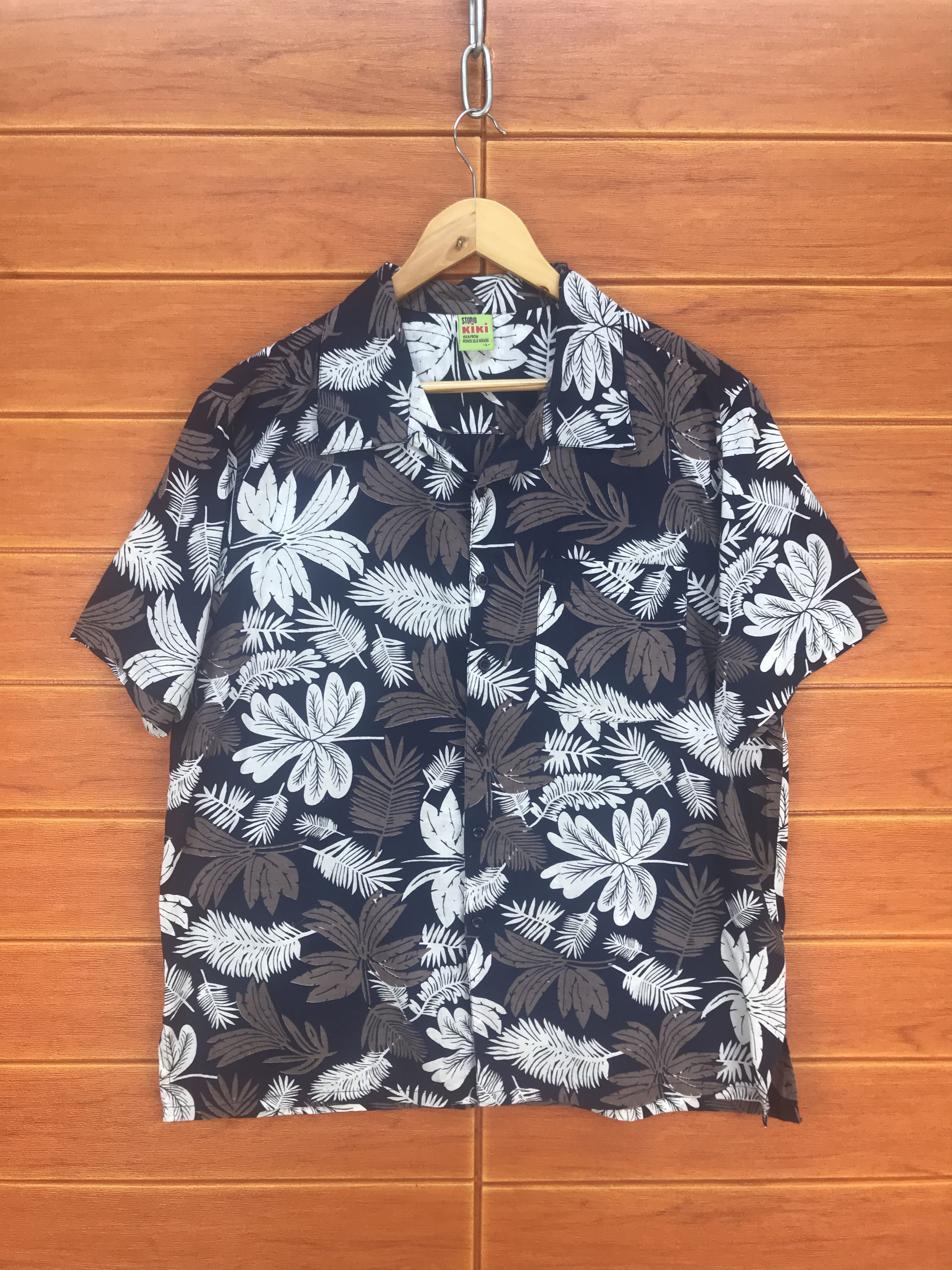 Vintage Vintage Hawaiian Studio Kiki Honolulu Hawaii Shirt Size US L / EU 52-54 / 3 - 1 Thumbnail