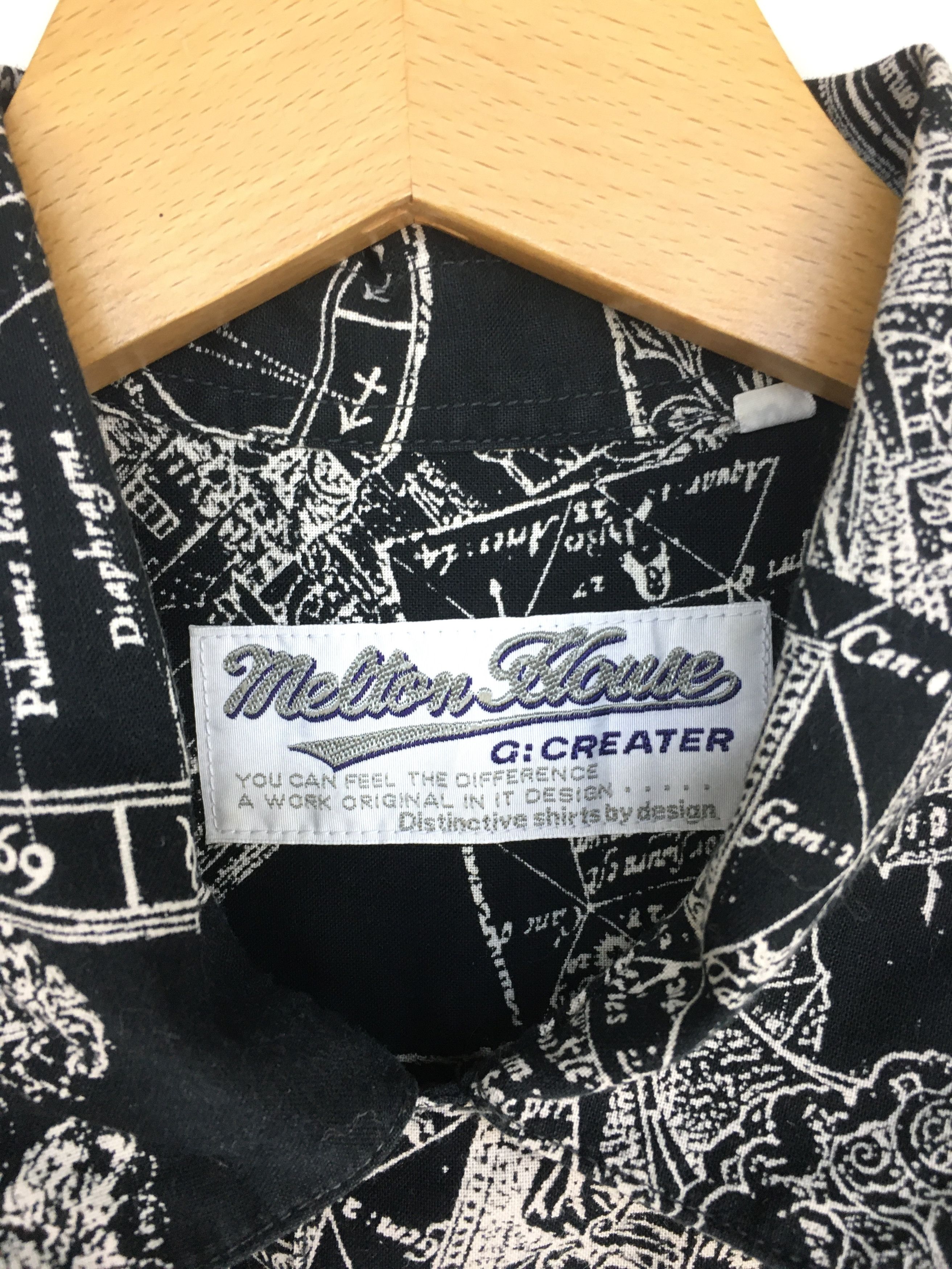 Japanese Brand Vintage MELTON HOUSE Anatomy Button Up Shirt Size US M / EU 48-50 / 2 - 6 Thumbnail