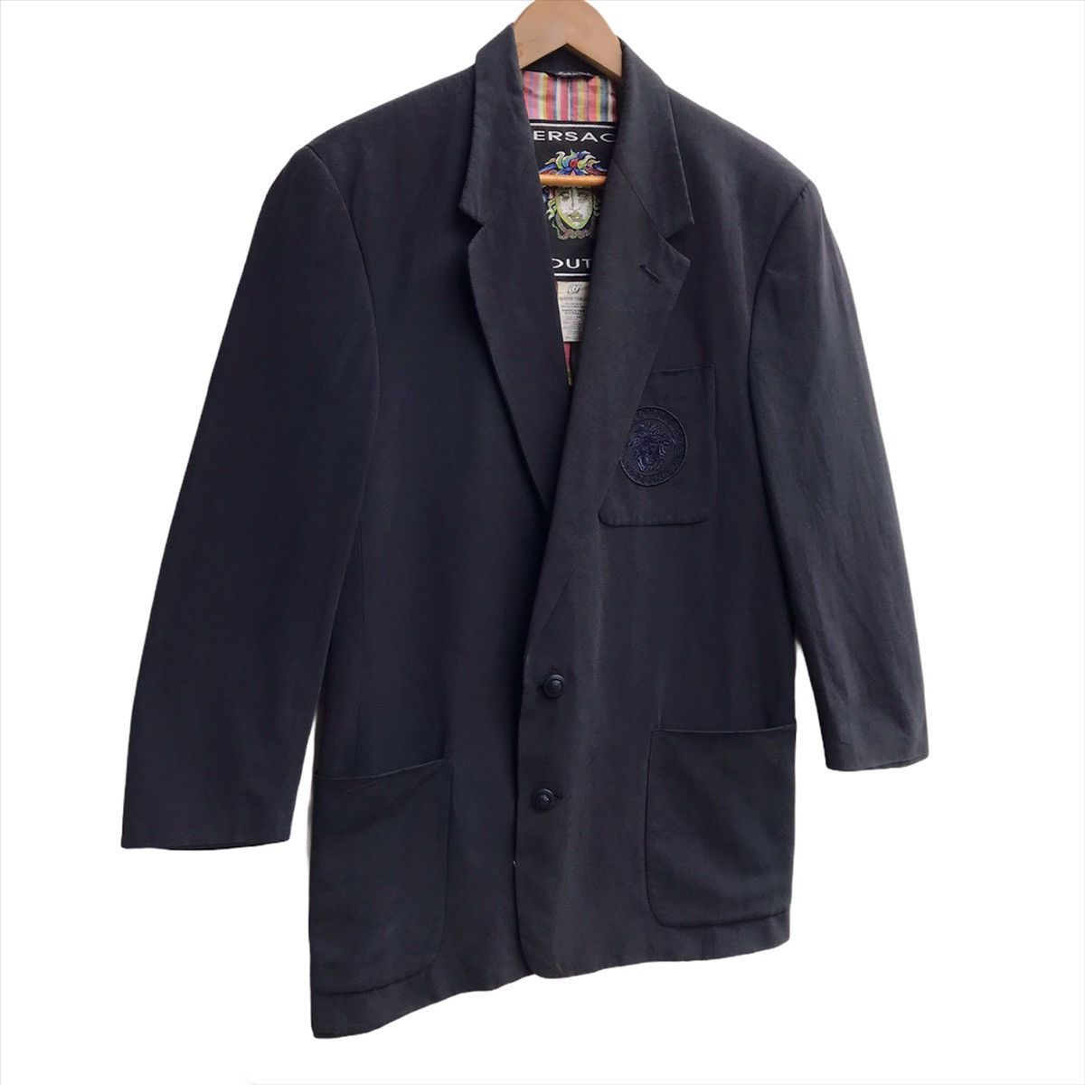 Designer × Versace × Versace Jeans Couture Vintage Versace Jeany Couture Blazer Jacket Size US M / EU 48-50 / 2 - 2 Thumbnail