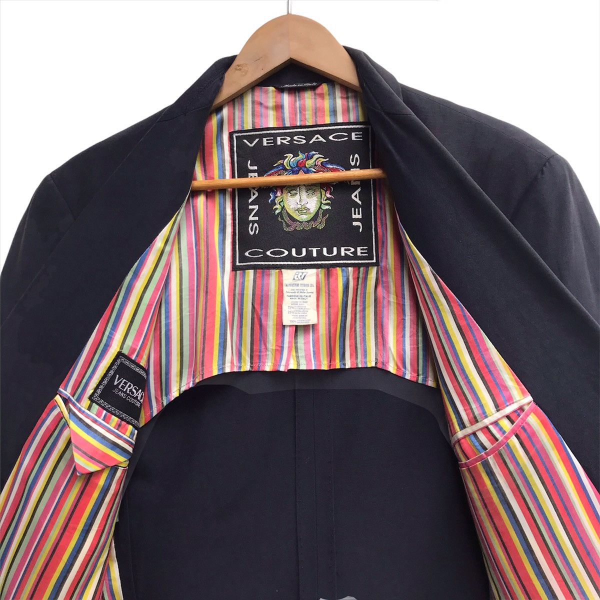 Designer × Versace × Versace Jeans Couture Vintage Versace Jeany Couture Blazer Jacket Size US M / EU 48-50 / 2 - 7 Thumbnail
