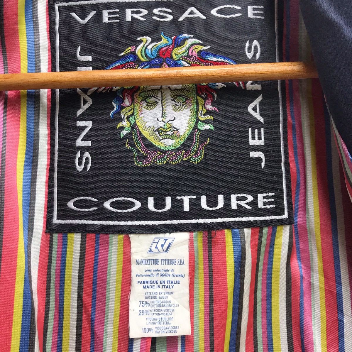 Designer × Versace × Versace Jeans Couture Vintage Versace Jeany Couture Blazer Jacket Size US M / EU 48-50 / 2 - 8 Thumbnail