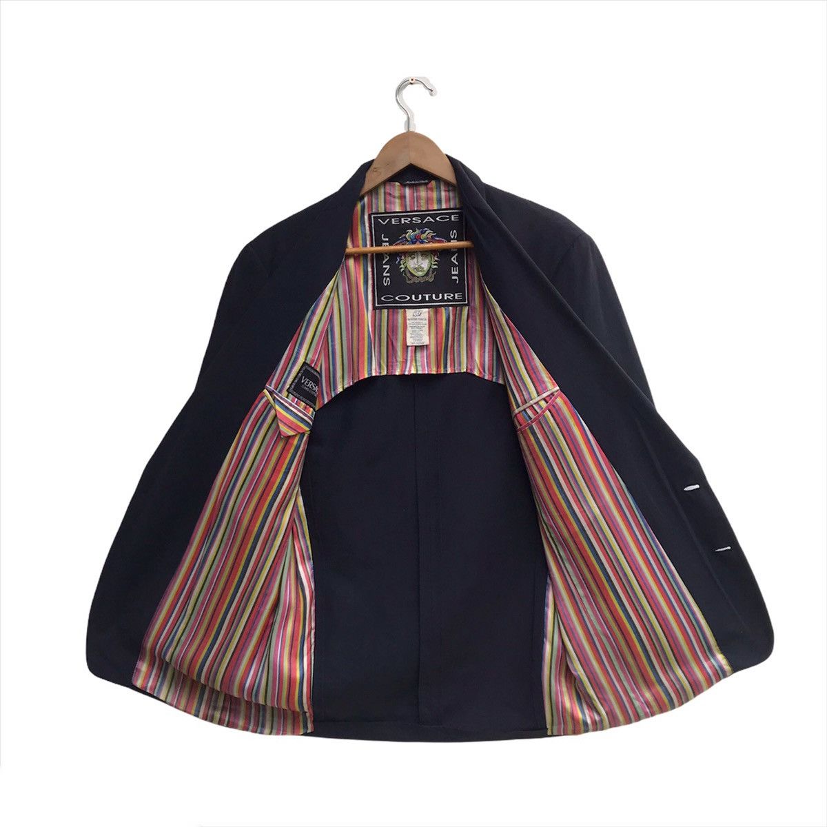 Designer × Versace × Versace Jeans Couture Vintage Versace Jeany Couture Blazer Jacket Size US M / EU 48-50 / 2 - 4 Thumbnail