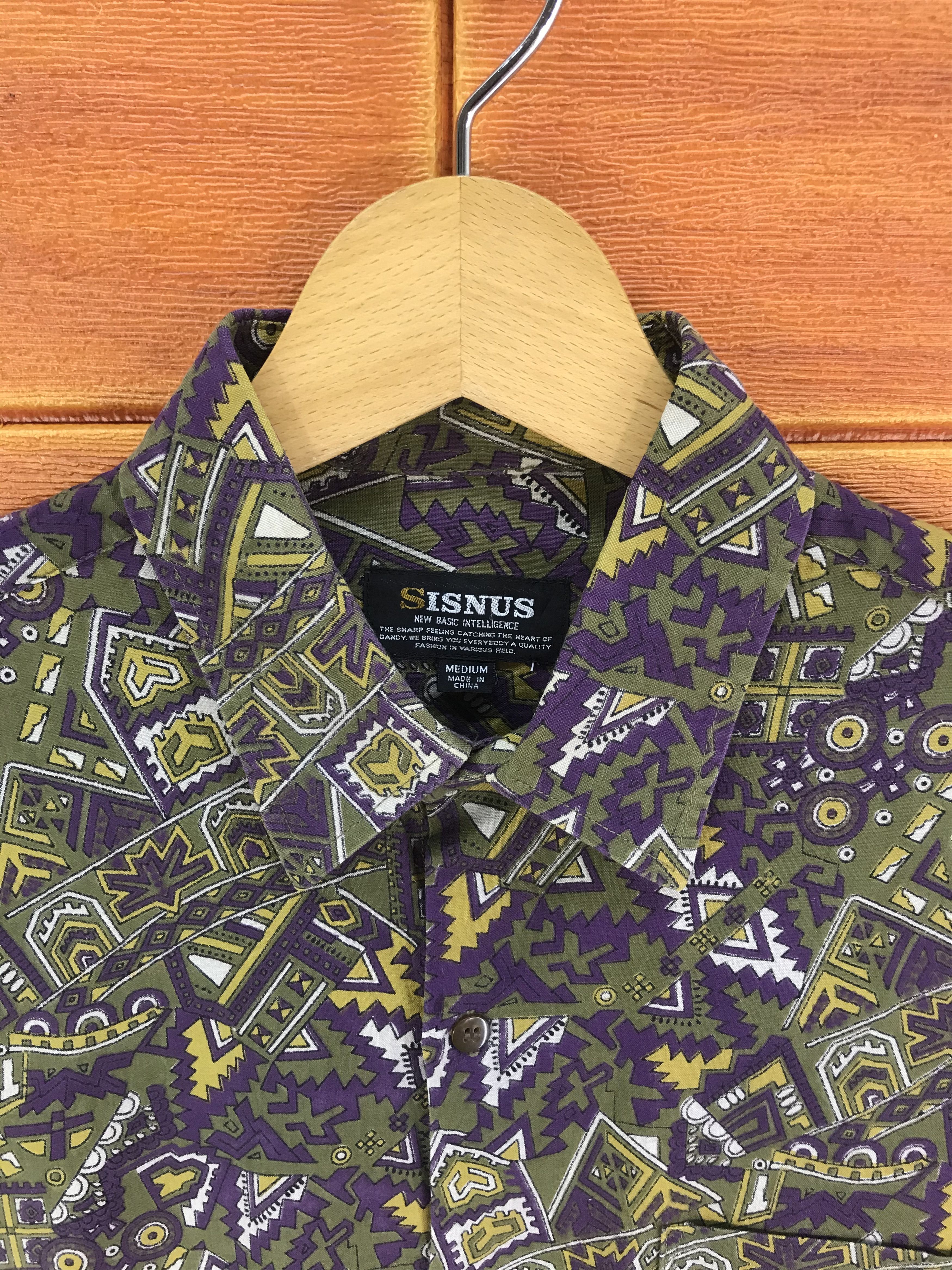 Aztech Mountain Vintage Sisnus Aztec Baroque Novelty Psychedelic Pop Art Size US M / EU 48-50 / 2 - 4 Thumbnail