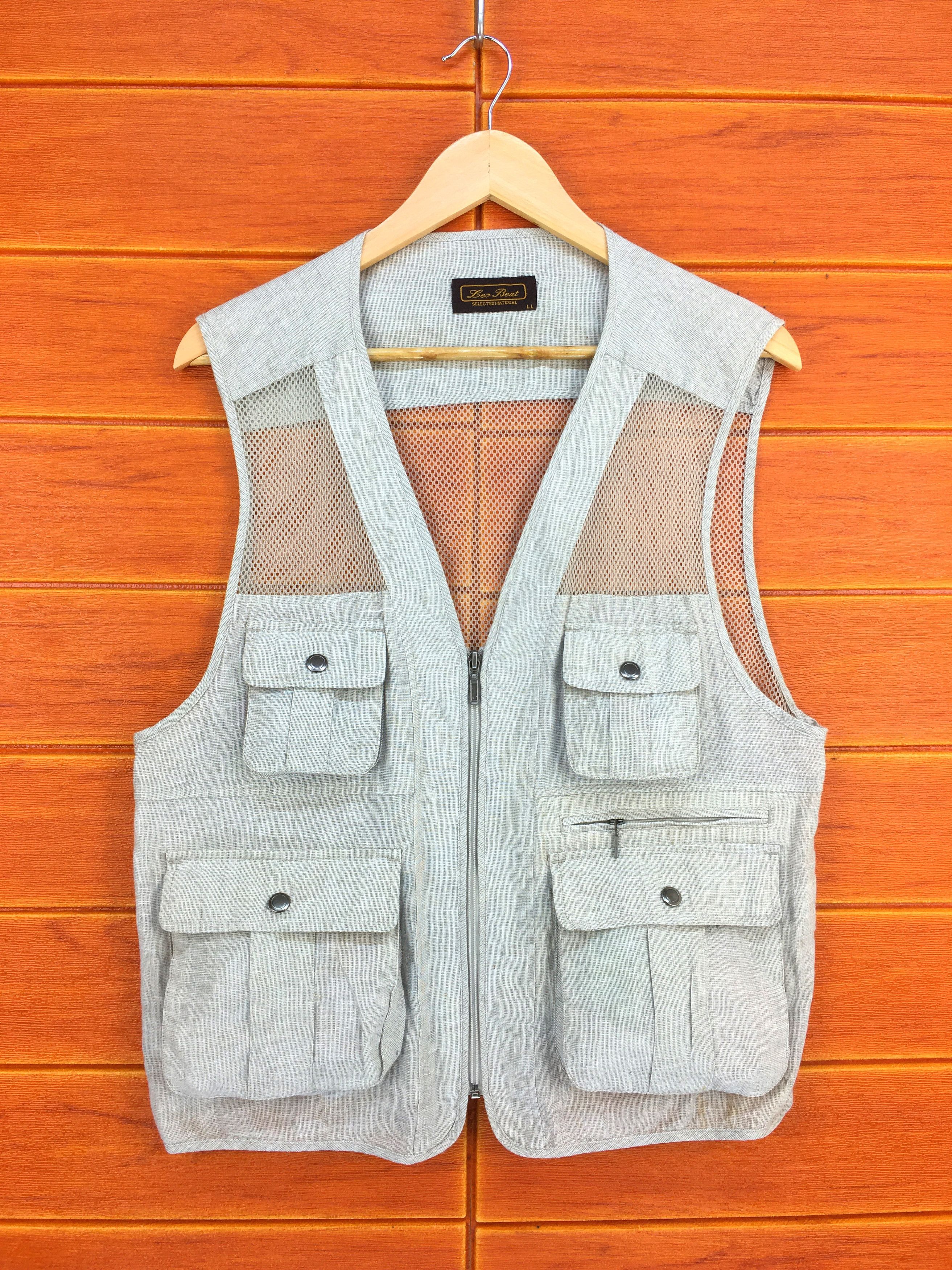 Japanese Brand × Vintage Vintage LEO BEAT Mesh Tactical Multi Pocket Vest Size US M / EU 48-50 / 2 - 1 Thumbnail