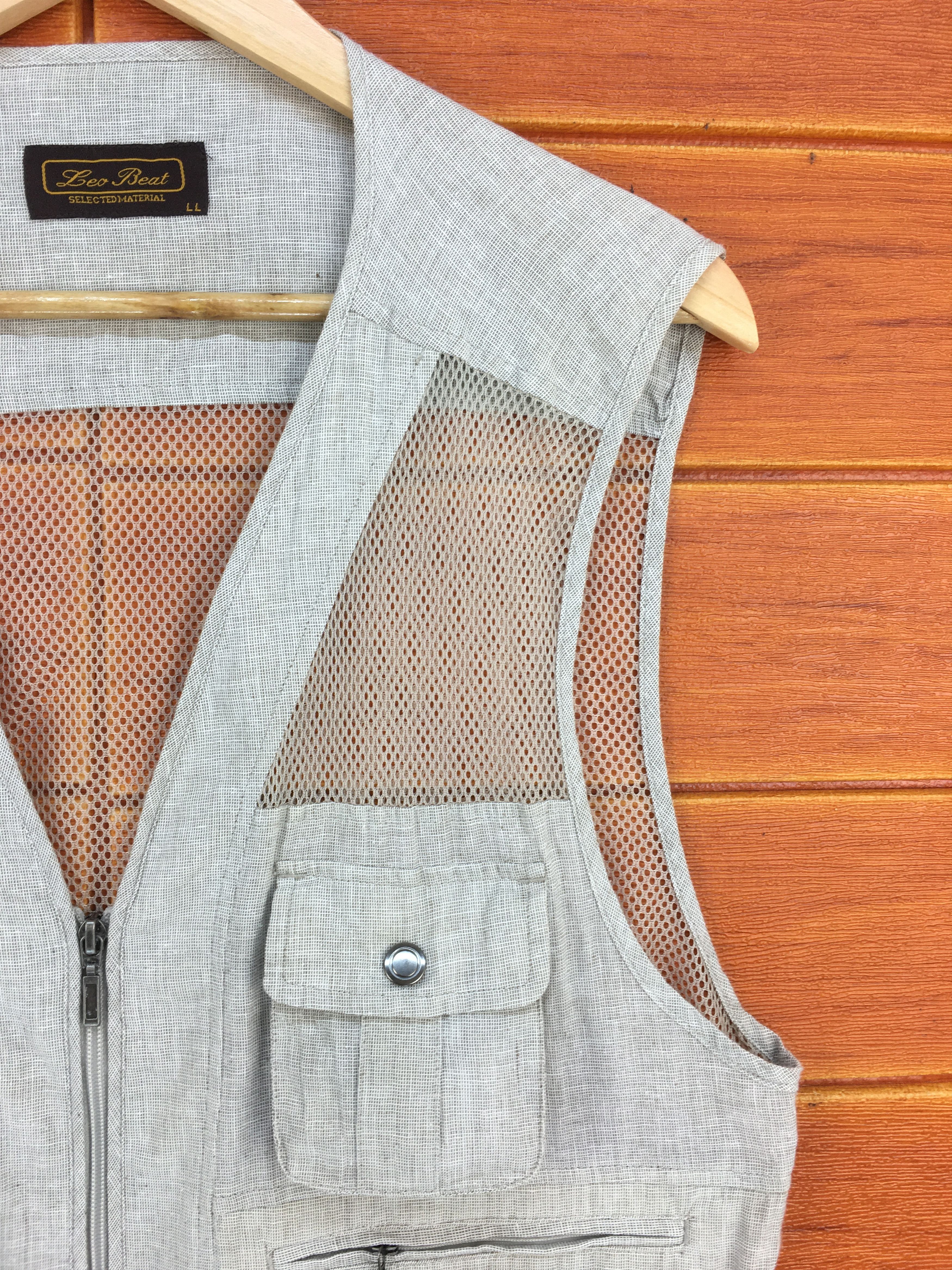 Japanese Brand × Vintage Vintage LEO BEAT Mesh Tactical Multi Pocket Vest Size US M / EU 48-50 / 2 - 3 Thumbnail