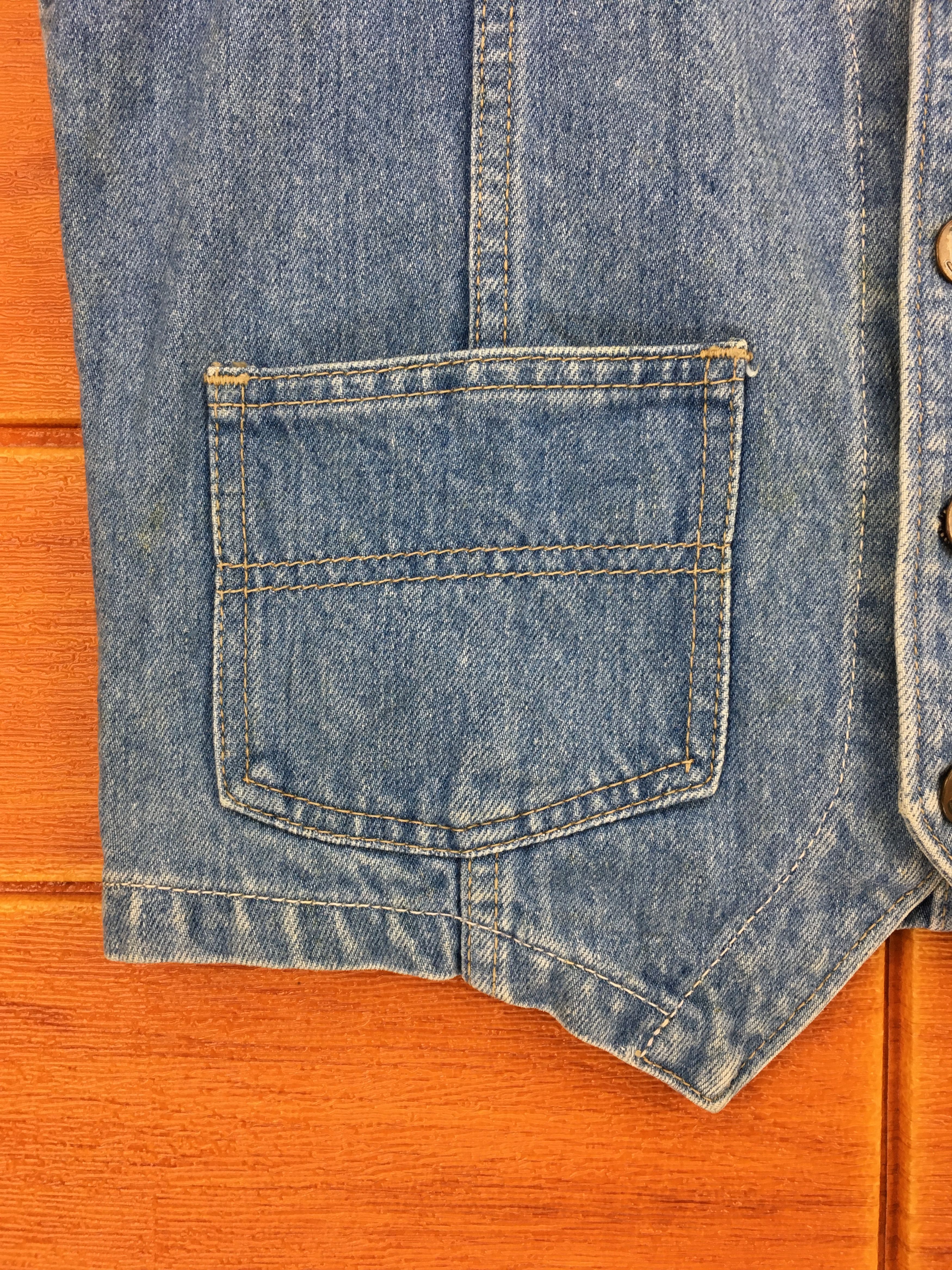Big John Vintage BIG JOHN Denim Jeans Vest Size US S / EU 44-46 / 1 - 4 Thumbnail