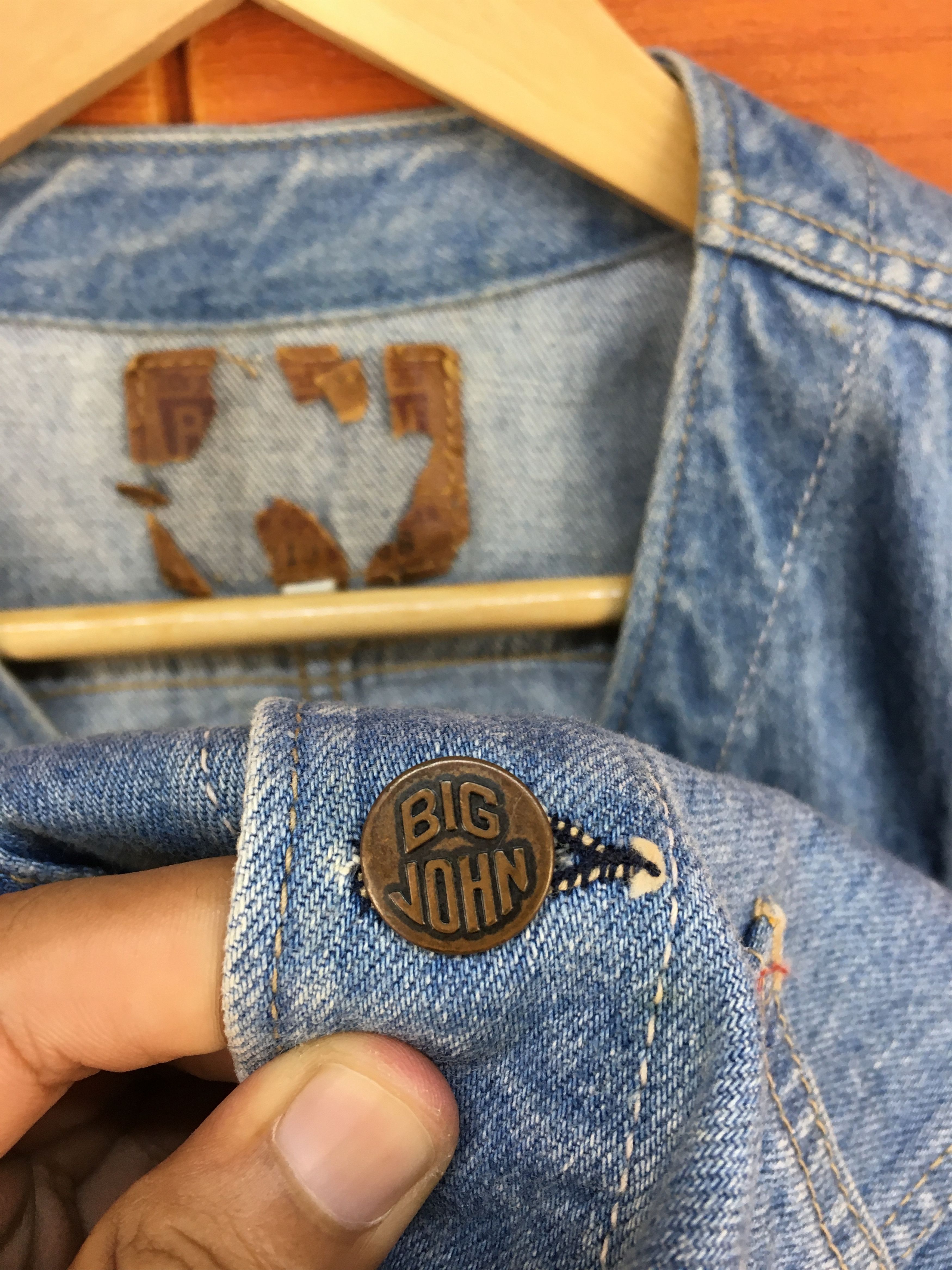 Big John Vintage BIG JOHN Denim Jeans Vest Size US S / EU 44-46 / 1 - 7 Thumbnail