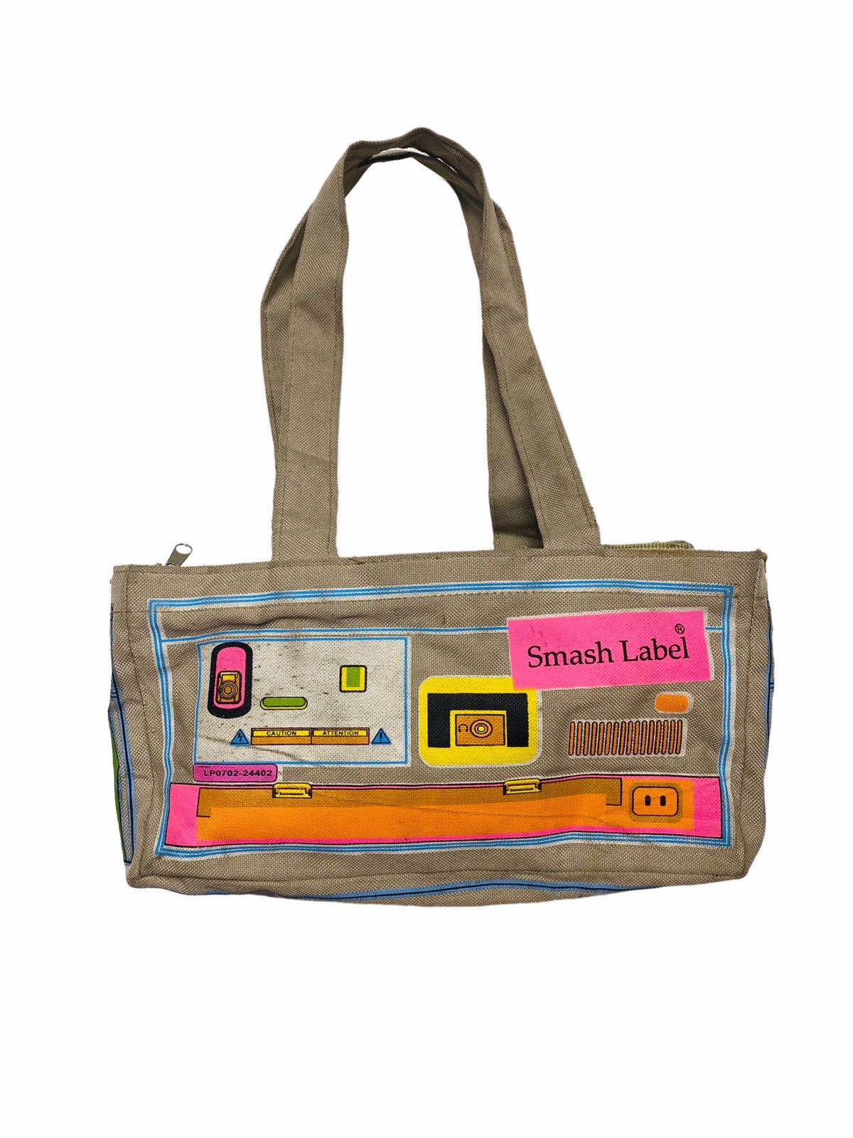 Japanese Brand Y2K Smash Label - Mini Hand Bag Radio Size ONE SIZE - 5 Thumbnail