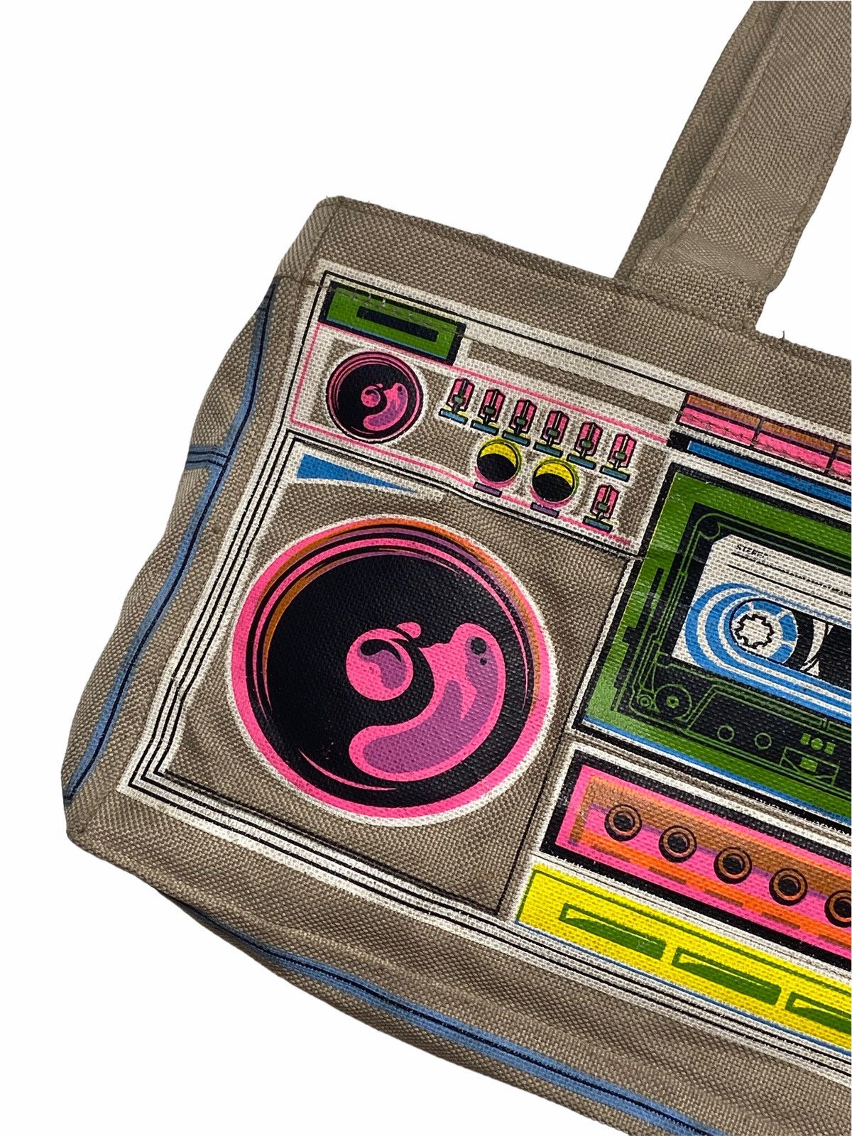 Japanese Brand Y2K Smash Label - Mini Hand Bag Radio Size ONE SIZE - 6 Thumbnail