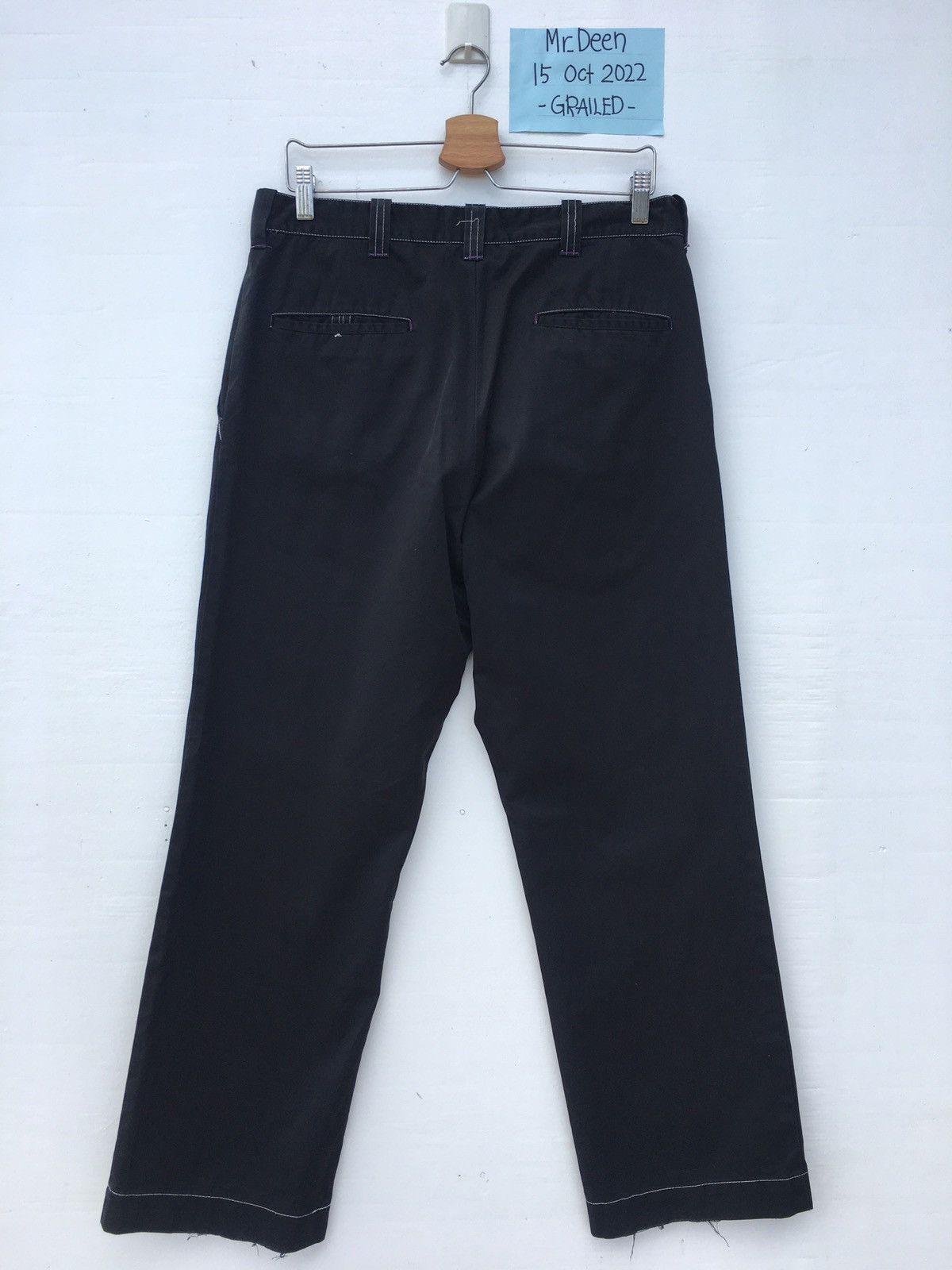 Needles Rare Vintage 90s Needles Casual Black Talon Zipper Pants Size US 34 / EU 50 - 17 Thumbnail