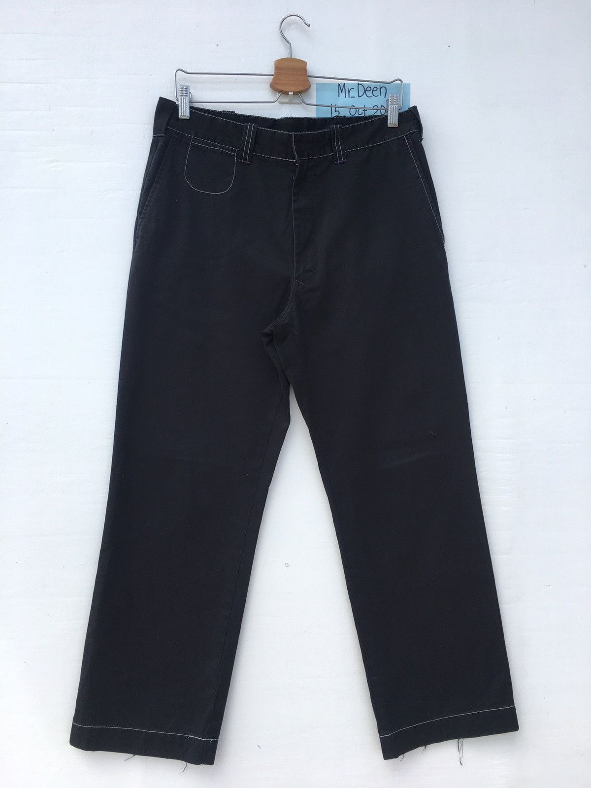 Needles Rare Vintage 90s Needles Casual Black Talon Zipper Pants Size US 34 / EU 50 - 2 Thumbnail