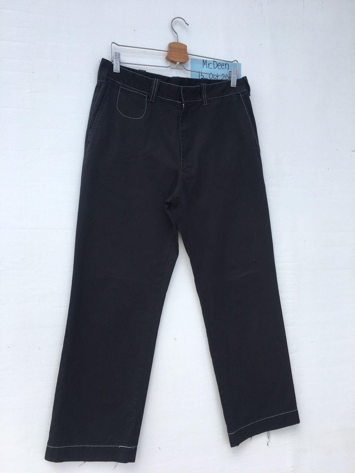 Needles Rare Vintage 90s Needles Casual Black Talon Zipper Pants Size US 34 / EU 50 - 3 Thumbnail