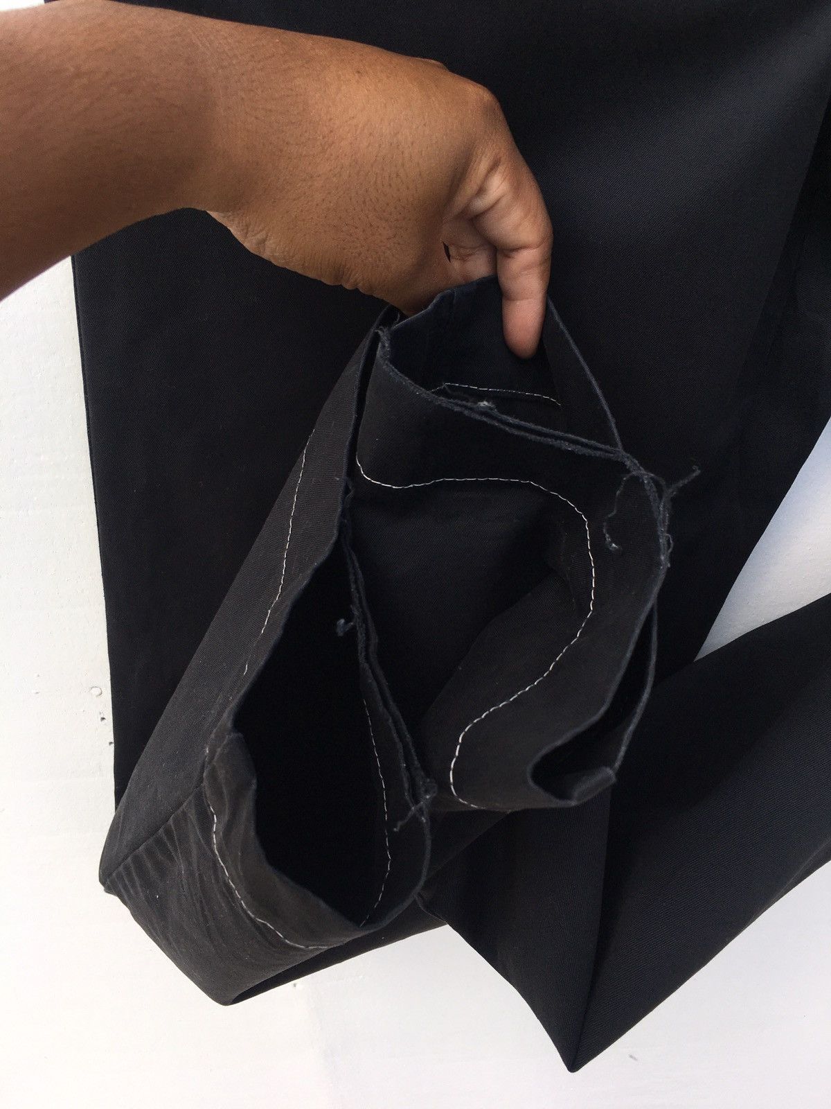 Needles Rare Vintage 90s Needles Casual Black Talon Zipper Pants Size US 34 / EU 50 - 11 Thumbnail
