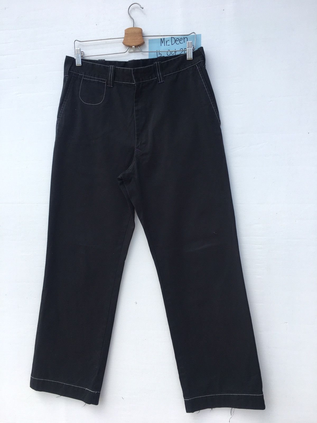 Needles Rare Vintage 90s Needles Casual Black Talon Zipper Pants Size US 34 / EU 50 - 4 Thumbnail
