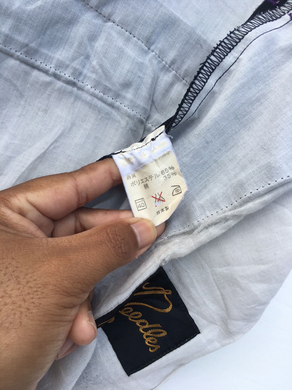 Needles Rare Vintage 90s Needles Casual Black Talon Zipper Pants Size US 34 / EU 50 - 9 Thumbnail