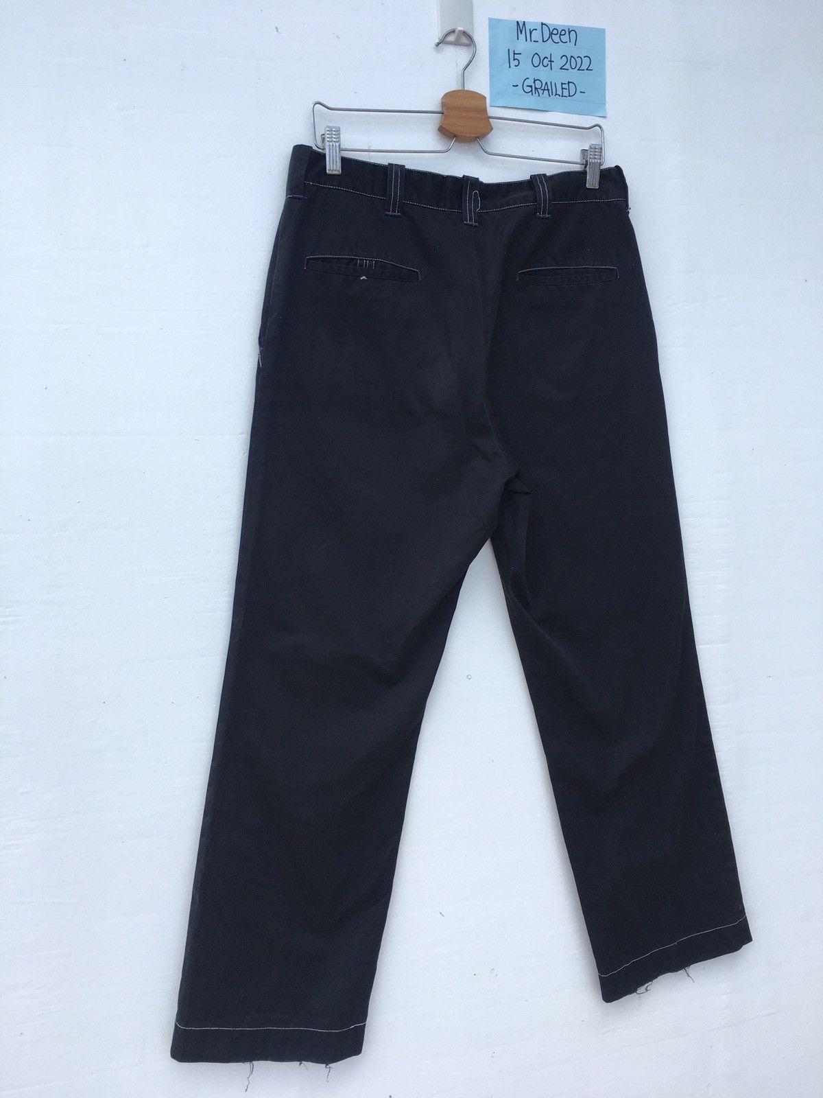 Needles Rare Vintage 90s Needles Casual Black Talon Zipper Pants Size US 34 / EU 50 - 18 Thumbnail