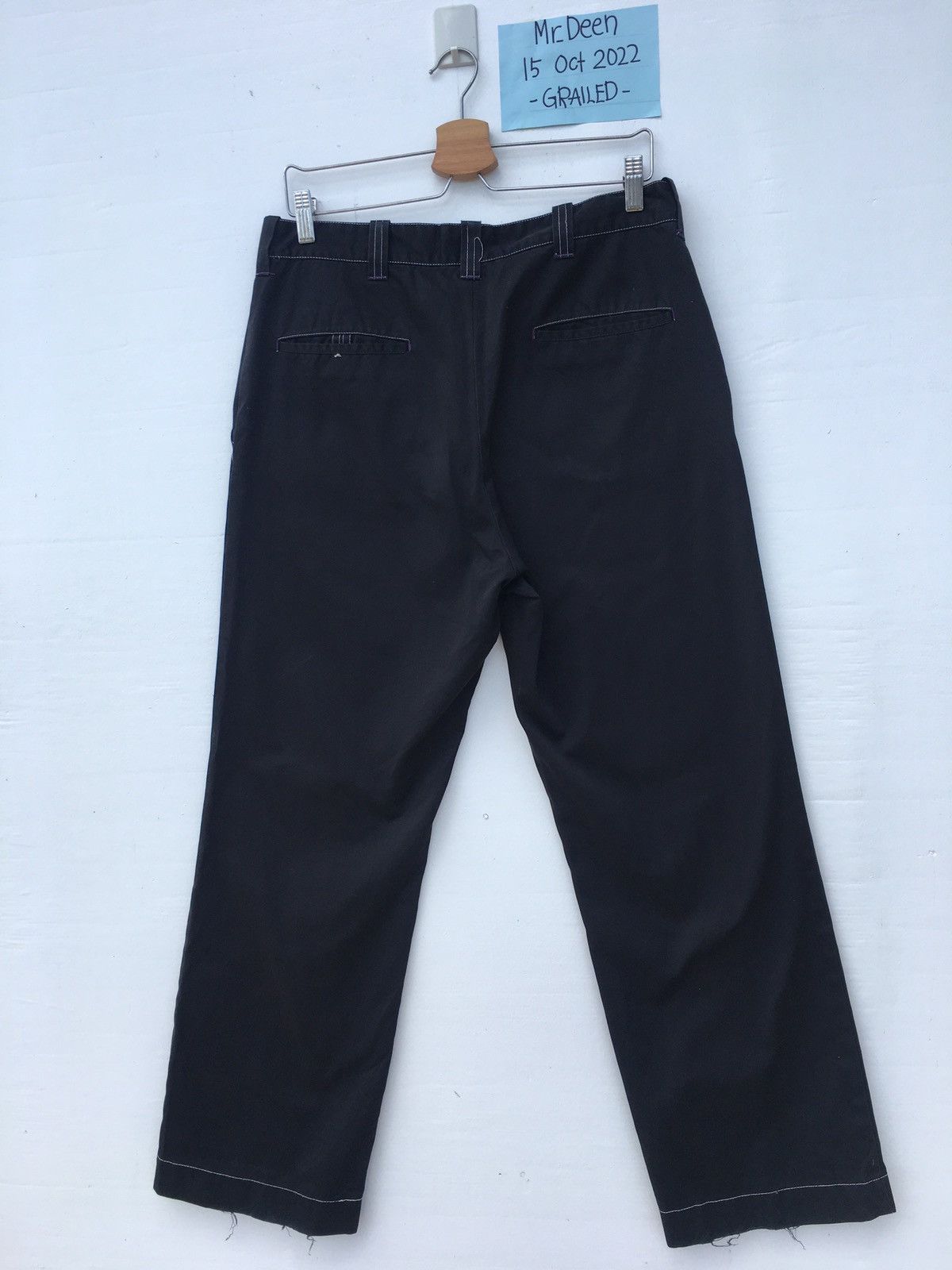 Needles Rare Vintage 90s Needles Casual Black Talon Zipper Pants Size US 34 / EU 50 - 19 Thumbnail