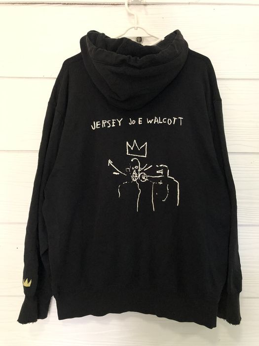 Jean Michel Basquiat Jean Michel Basquiat x jersey Joe Walcott hoodie