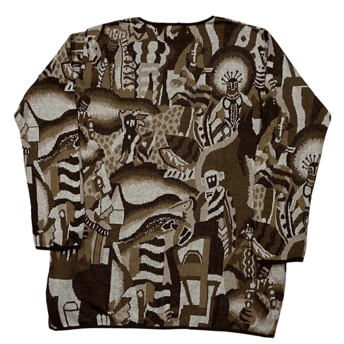 Kenzo Vintage Kenzo Etchic Pattern Knitwear Size US M / EU 48-50 / 2 - 8 Thumbnail