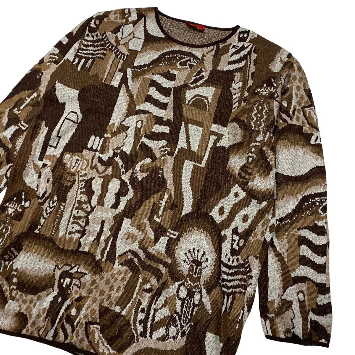 Kenzo Vintage Kenzo Etchic Pattern Knitwear Size US M / EU 48-50 / 2 - 4 Thumbnail