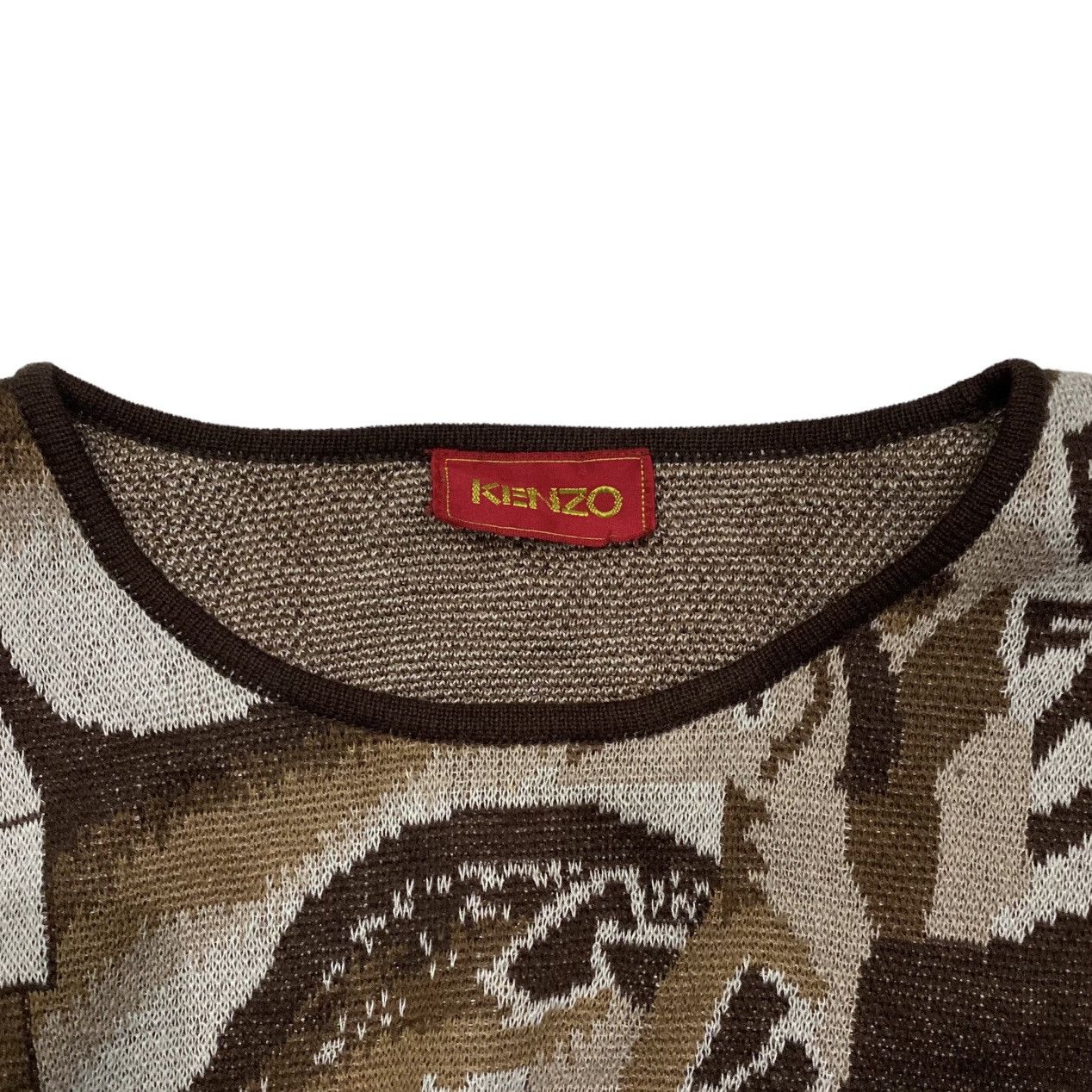 Kenzo Vintage Kenzo Etchic Pattern Knitwear Size US M / EU 48-50 / 2 - 9 Thumbnail