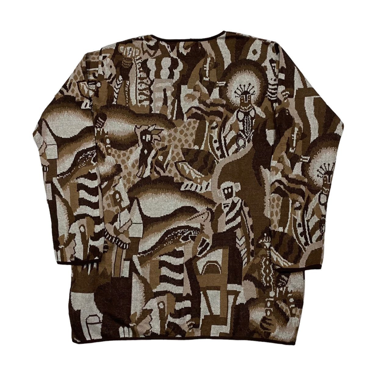 Kenzo Vintage Kenzo Etchic Pattern Knitwear Size US M / EU 48-50 / 2 - 7 Thumbnail