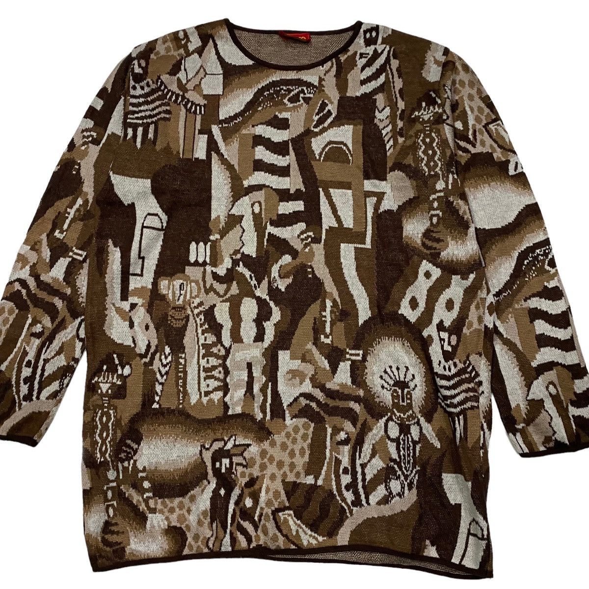 Kenzo Vintage Kenzo Etchic Pattern Knitwear Size US M / EU 48-50 / 2 - 3 Thumbnail