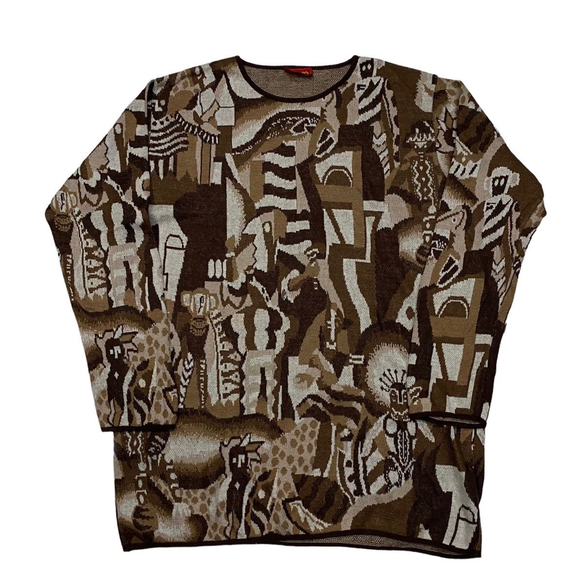 Kenzo Vintage Kenzo Etchic Pattern Knitwear Size US M / EU 48-50 / 2 - 1 Thumbnail