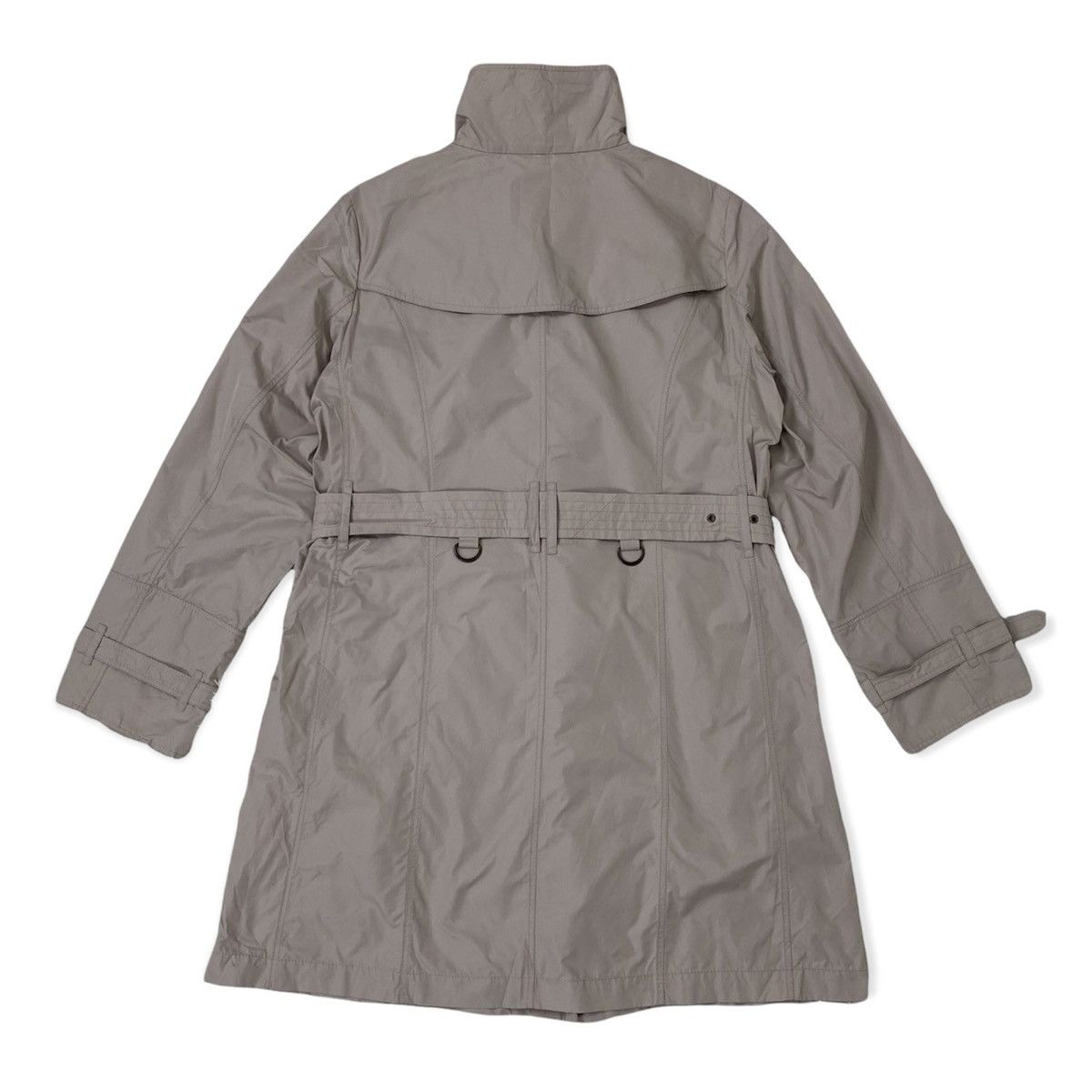 Burberry BURBERRY LONDON ZIPPER LONG COAT WITH BELT SIZE 44 Size US M / EU 48-50 / 2 - 2 Thumbnail
