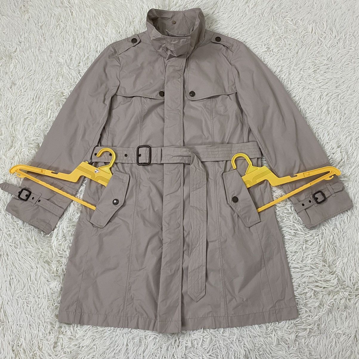 Burberry BURBERRY LONDON ZIPPER LONG COAT WITH BELT SIZE 44 Size US M / EU 48-50 / 2 - 9 Thumbnail