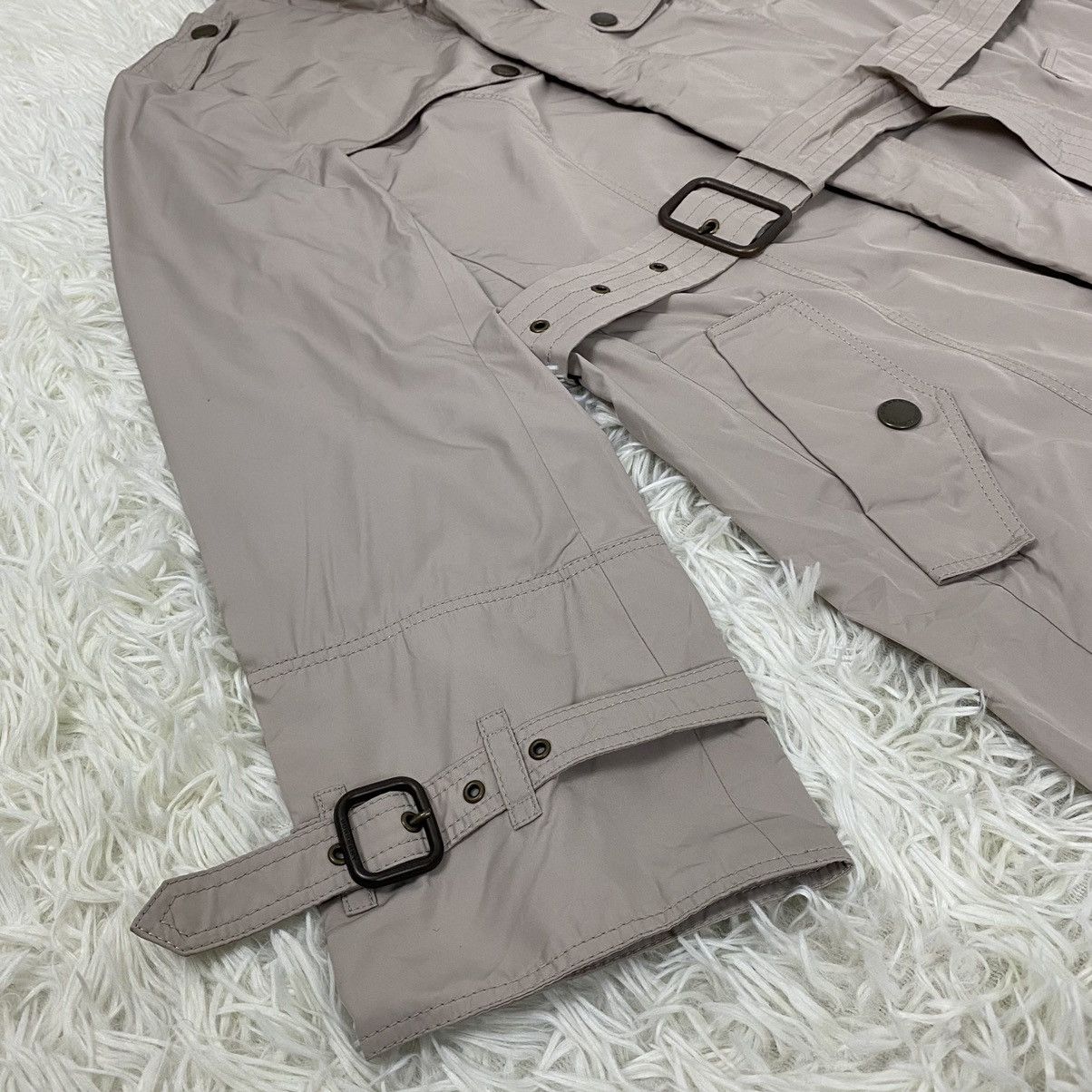 Burberry BURBERRY LONDON ZIPPER LONG COAT WITH BELT SIZE 44 Size US M / EU 48-50 / 2 - 6 Thumbnail