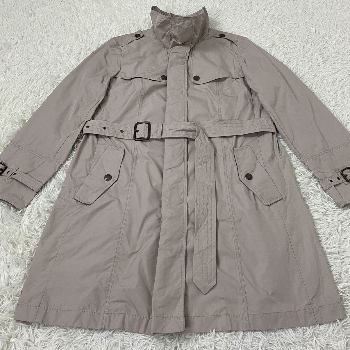 Burberry BURBERRY LONDON ZIPPER LONG COAT WITH BELT SIZE 44 Size US M / EU 48-50 / 2 - 4 Thumbnail