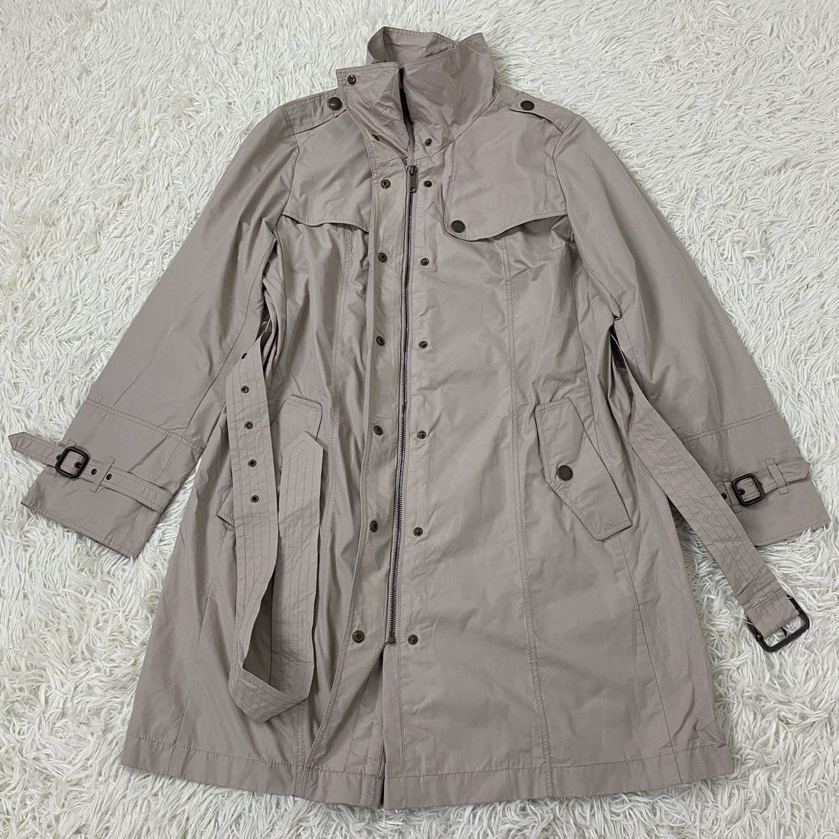 Burberry BURBERRY LONDON ZIPPER LONG COAT WITH BELT SIZE 44 Size US M / EU 48-50 / 2 - 11 Thumbnail