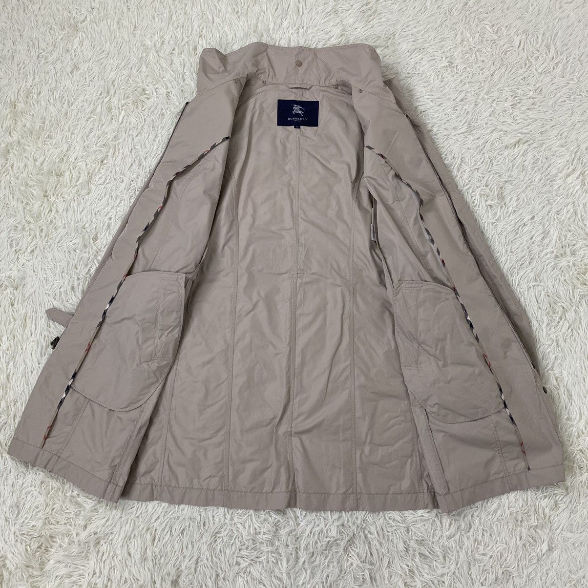 Burberry BURBERRY LONDON ZIPPER LONG COAT WITH BELT SIZE 44 Size US M / EU 48-50 / 2 - 16 Thumbnail