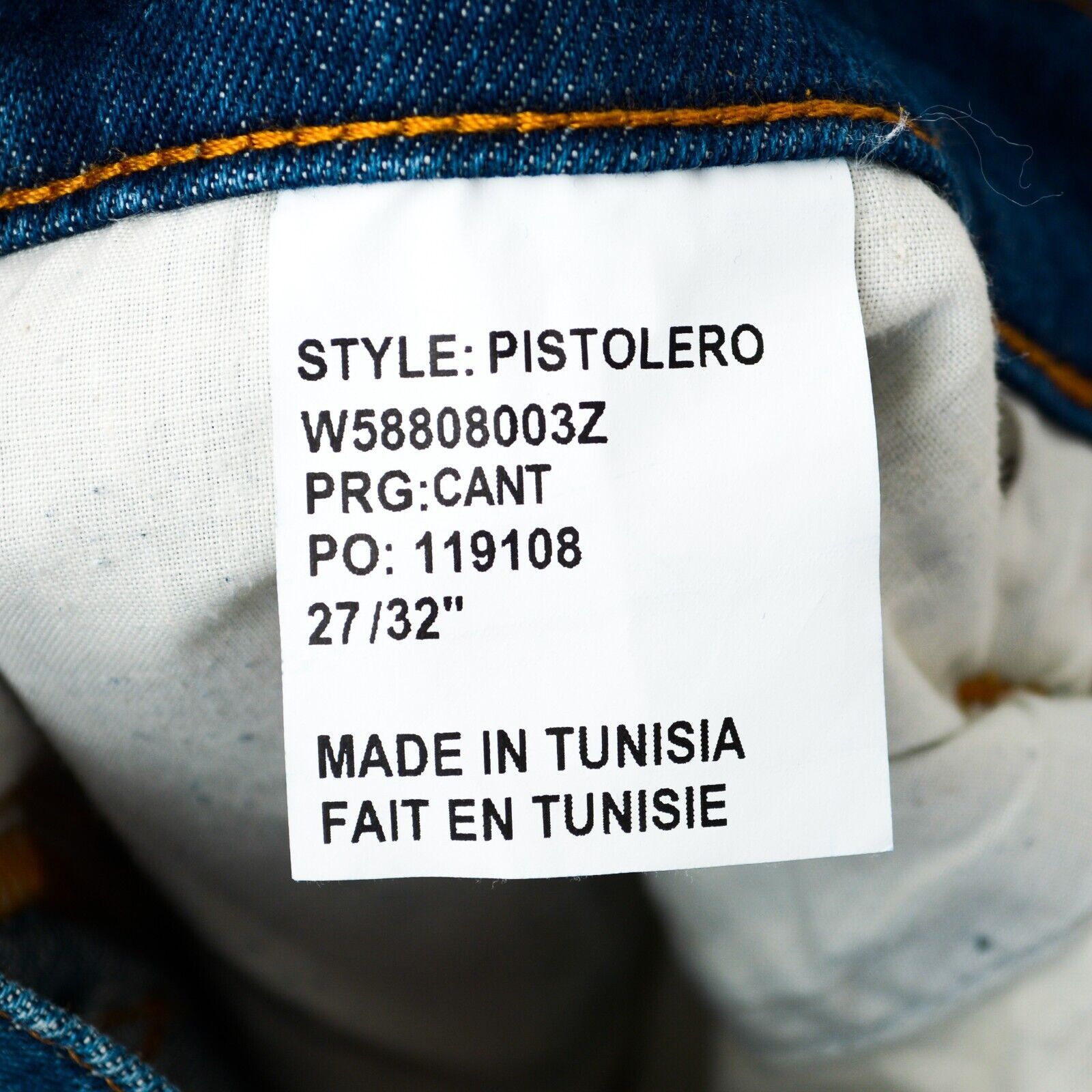 Tiger of Sweden Pistolero Women W27 L32 Jeans Slim Fit Pants Trousers Zip Size 27" / US 4 / IT 40 - 6 Thumbnail