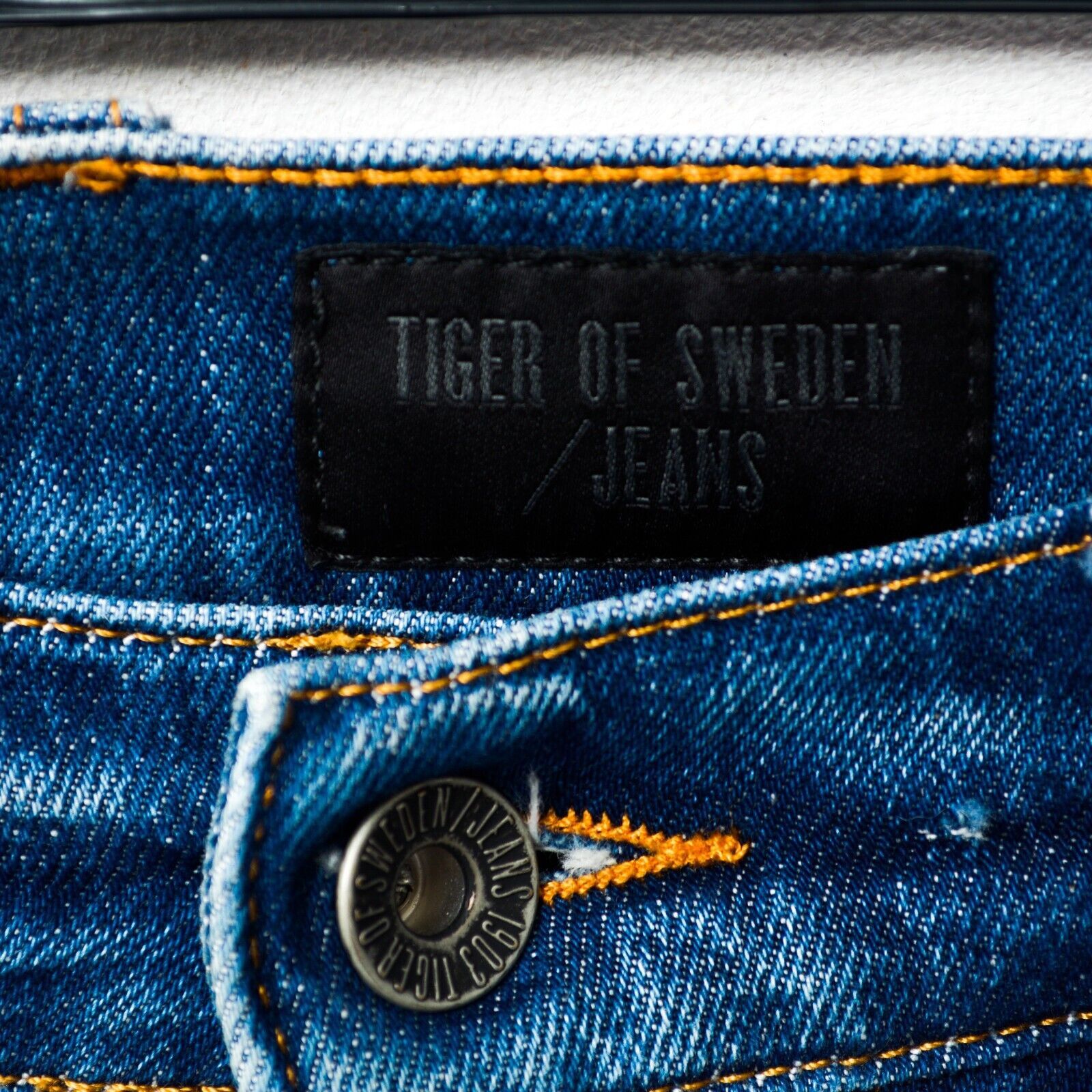 Tiger of Sweden Pistolero Women W27 L32 Jeans Slim Fit Pants Trousers Zip Size 27" / US 4 / IT 40 - 3 Thumbnail