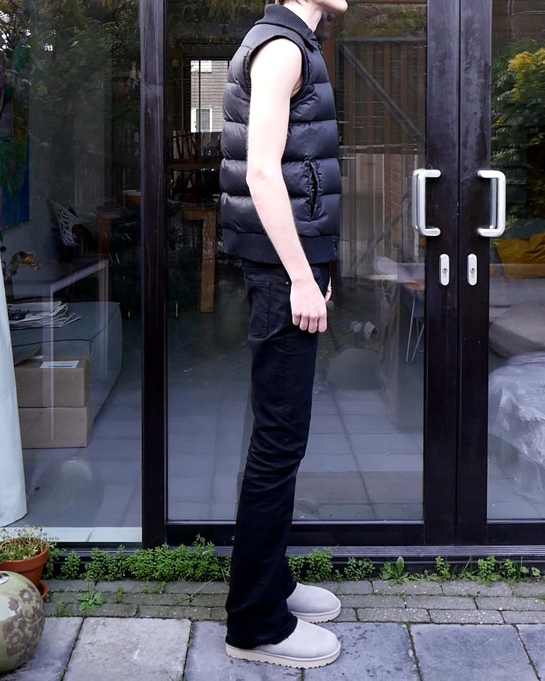 Number (N)ine × Takahiromiyashita The Soloist. Black Puffer Vest