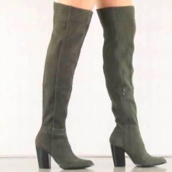 aldo knee high suede boots