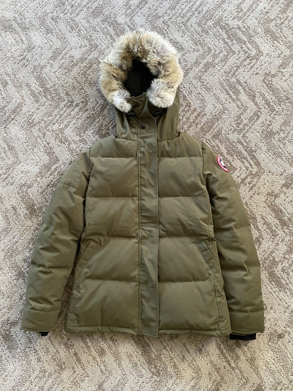 image of Canada Goose Portland Down Jacket in Military Green, Women's (Size Medium)