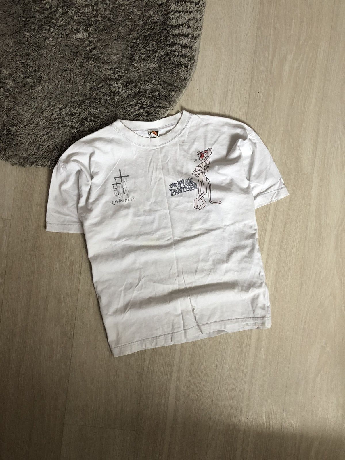 Cartoon Network × Vintage Vintage The Pink Panther Pink In The Clink T Shirt Size L / US 10 / IT 46 - 3 Thumbnail