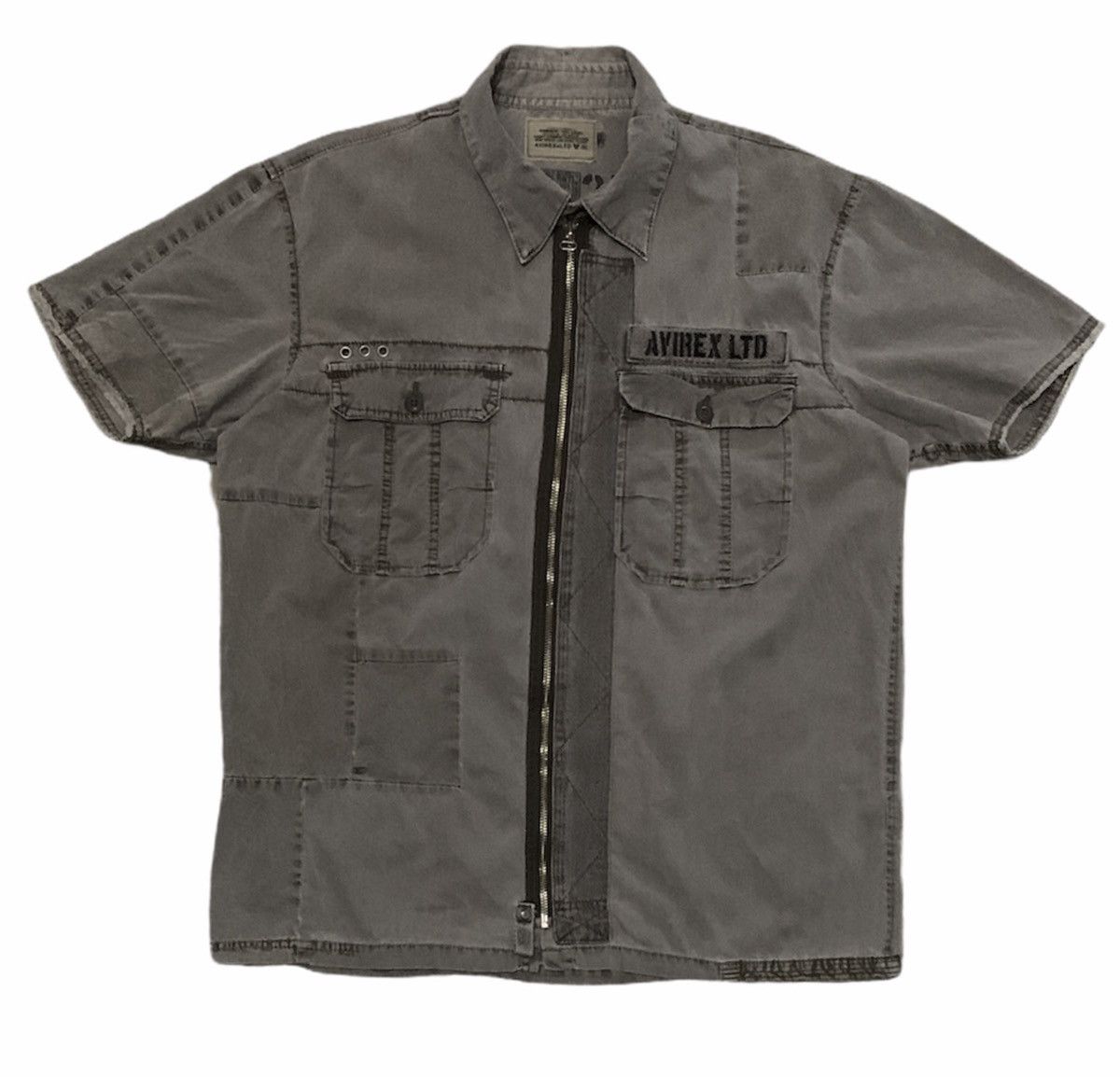 Avirex × Vintage Rare Design Vintage Brand Avirex Army Shirt 1990s Size US XL / EU 56 / 4 - 1 Thumbnail