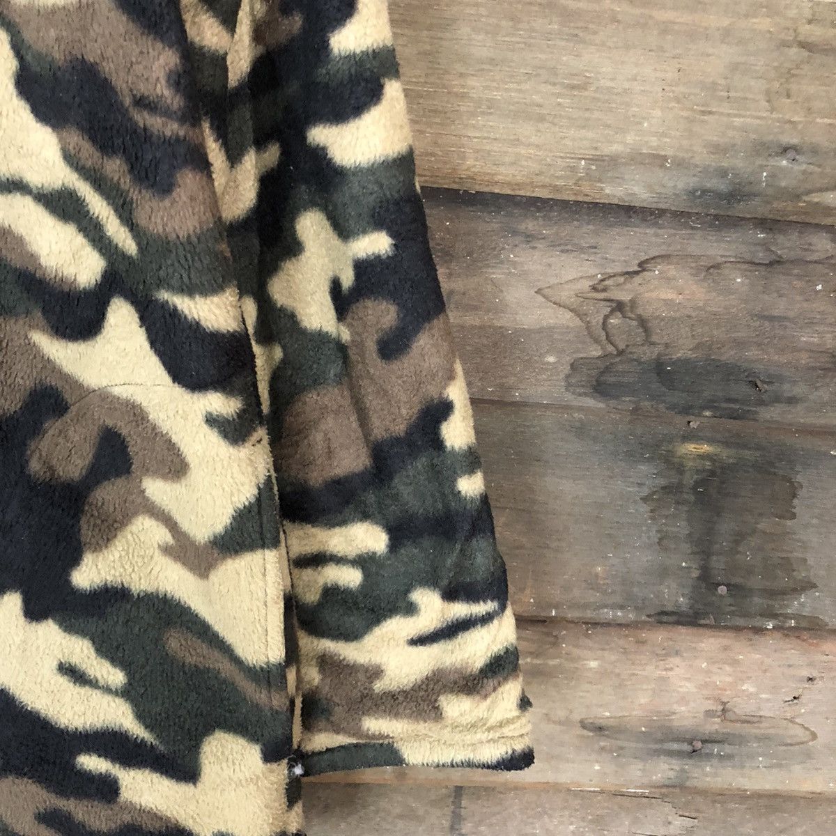 Junko Shimada × Vintage Pantout/Junko Shimada Brown camo Sweater Hoodies #0551 Size US M / EU 48-50 / 2 - 4 Thumbnail