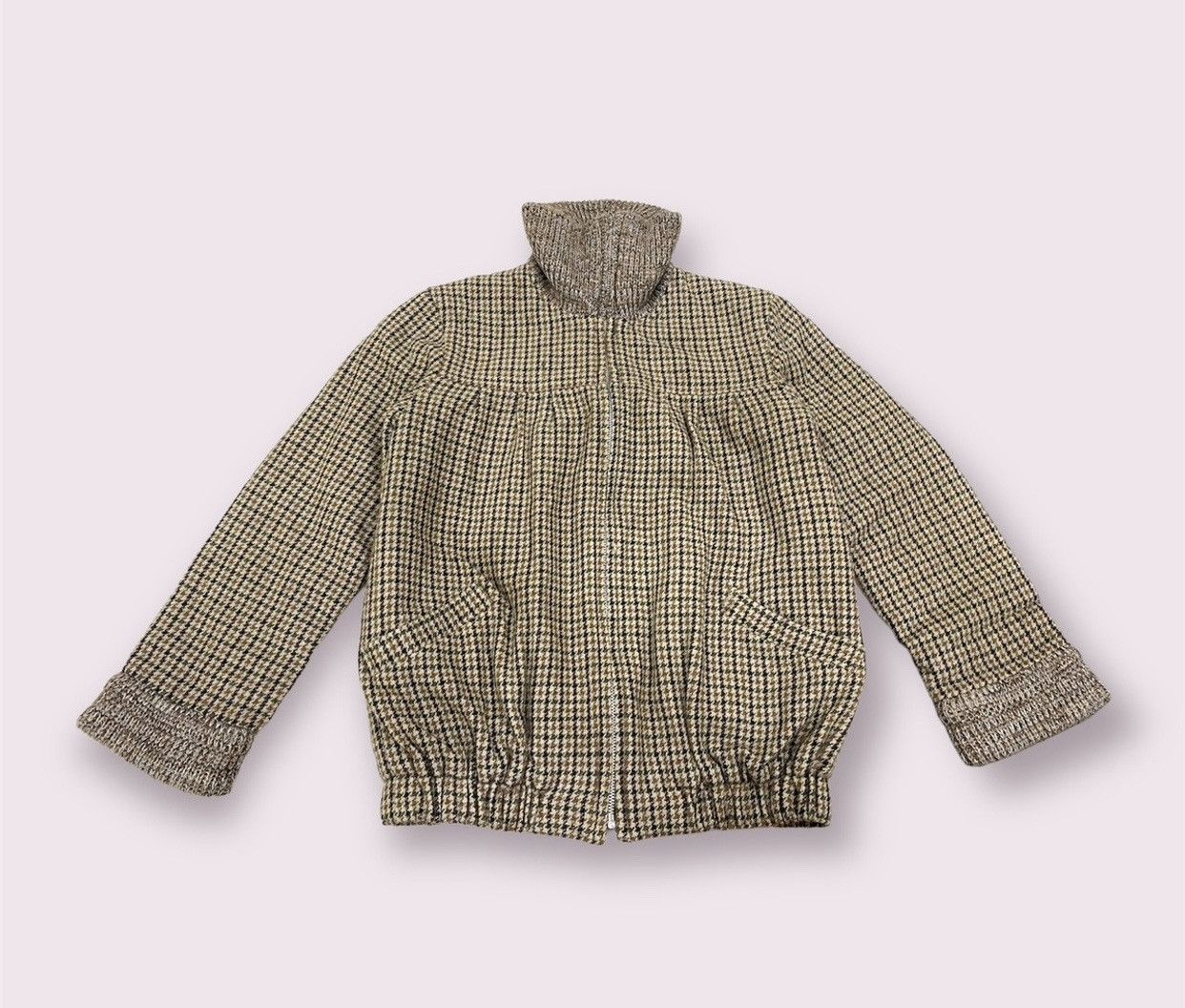 Vintage Vintage turtle neck givenchy wool boomber jacket Size US S / EU 44-46 / 1 - 4 Thumbnail